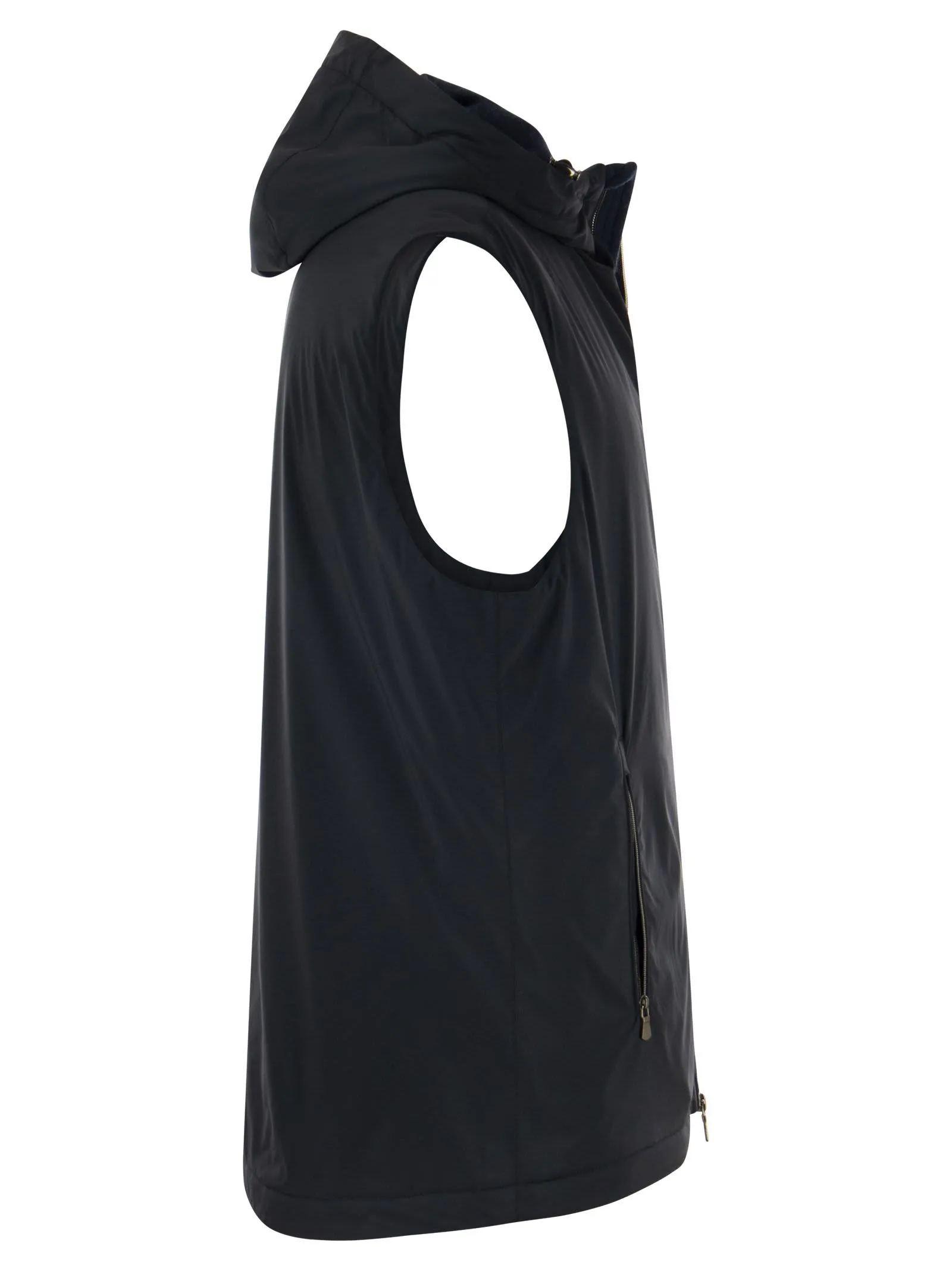 Gilet foderato in cashmere