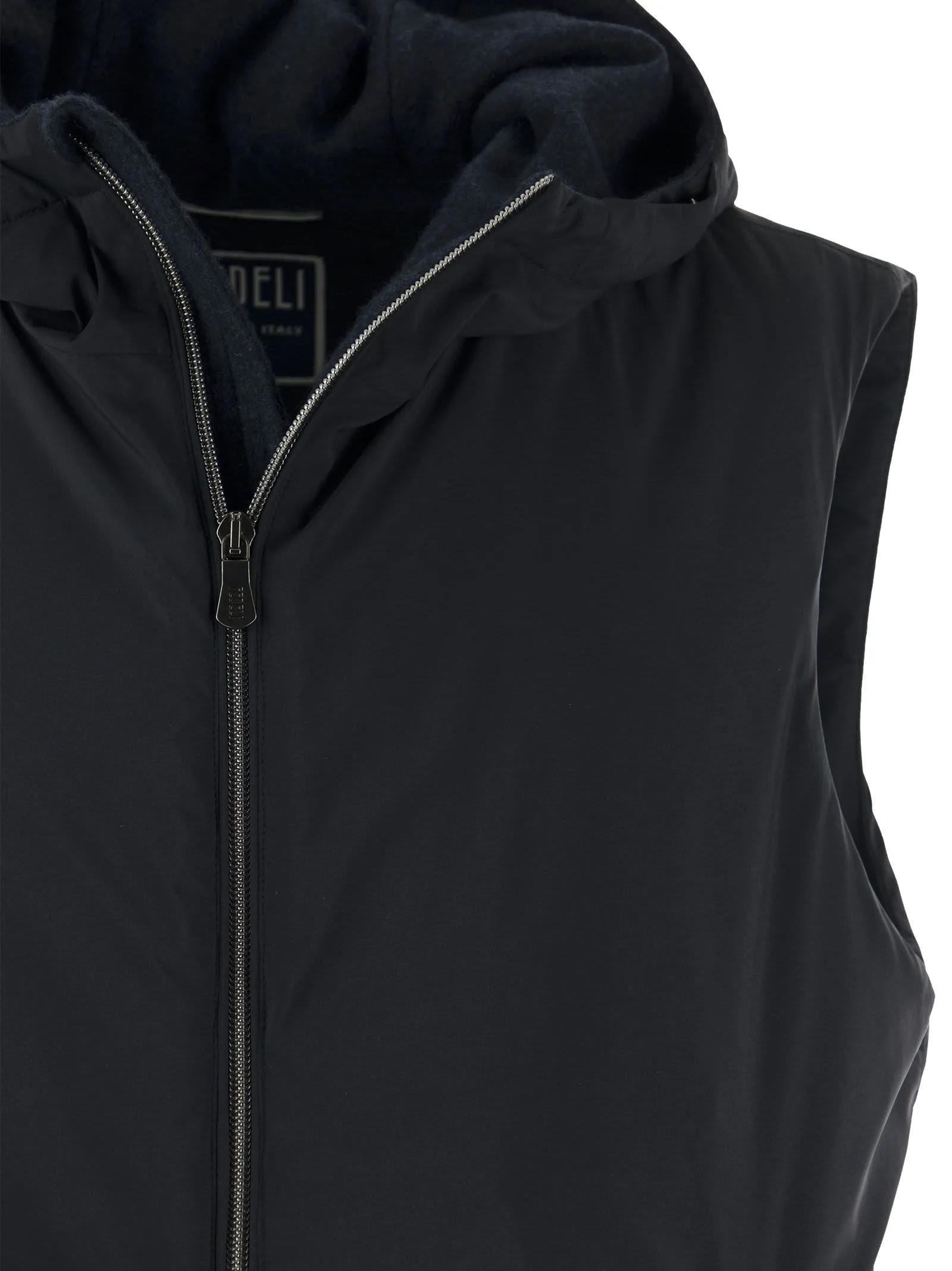 Gilet foderato in cashmere