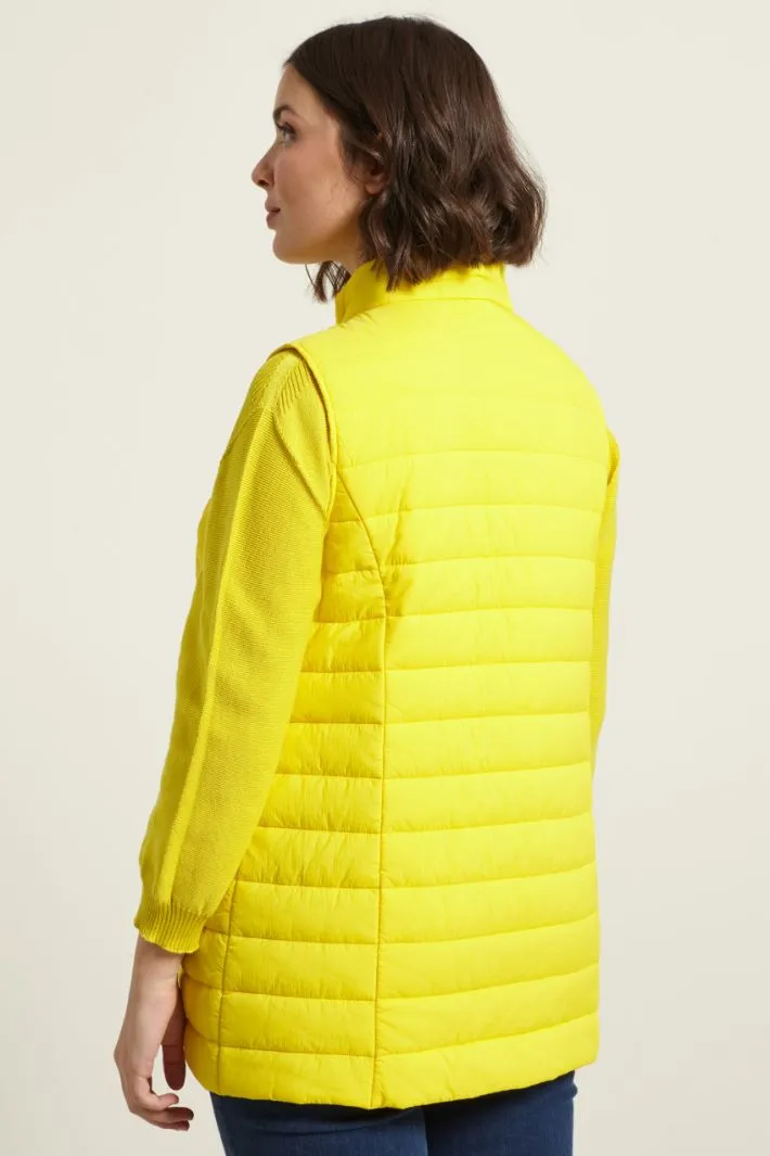 Gilet imbottito trapuntato