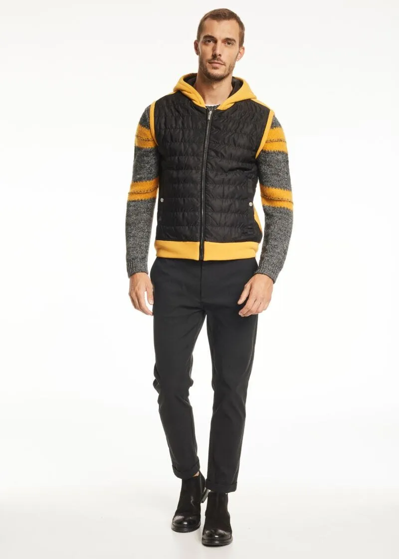 Gilet in cotone e nylon