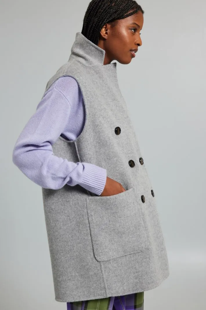 Gilet in doppio panno