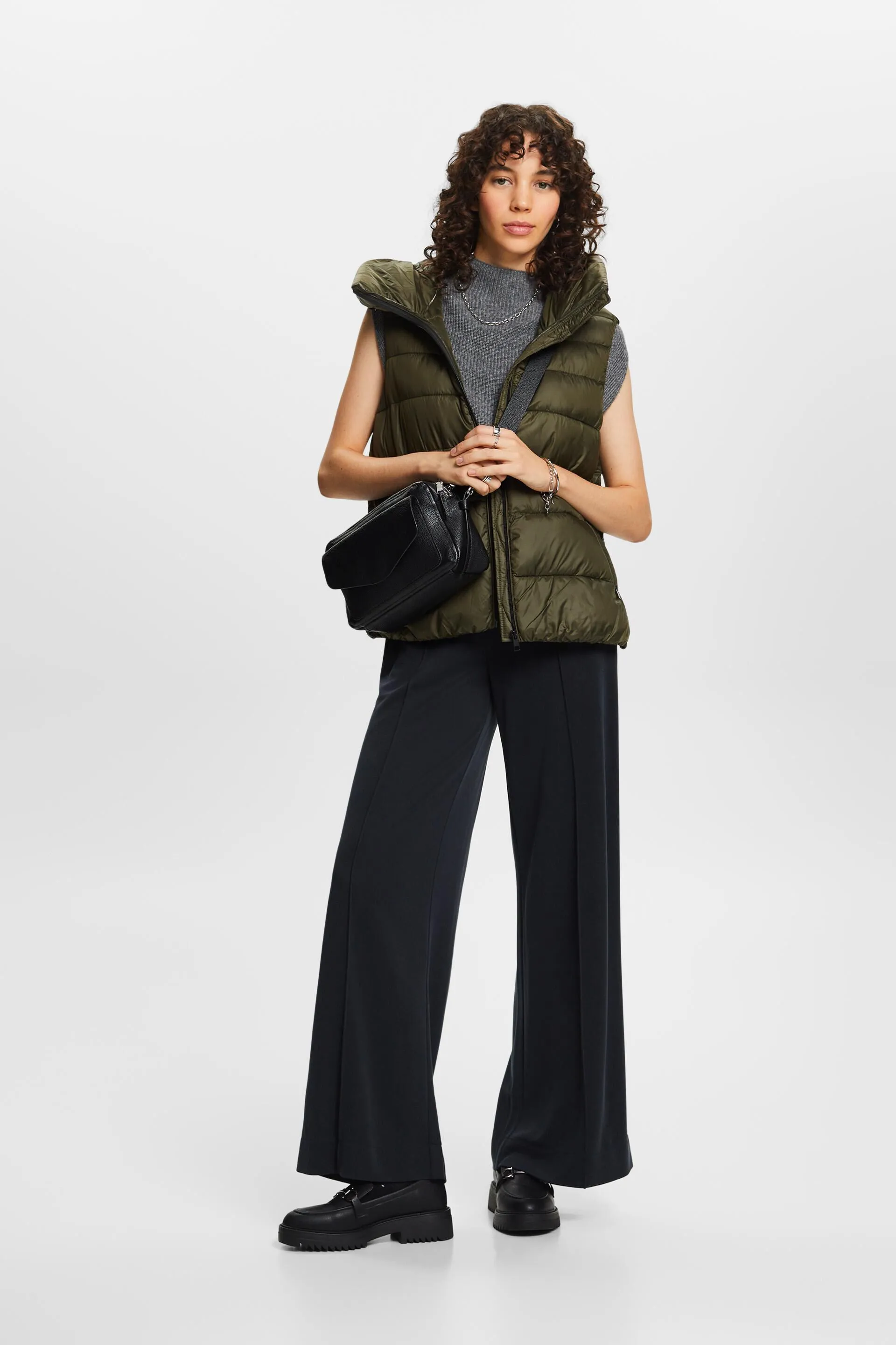 Gilet trapuntato in piumino