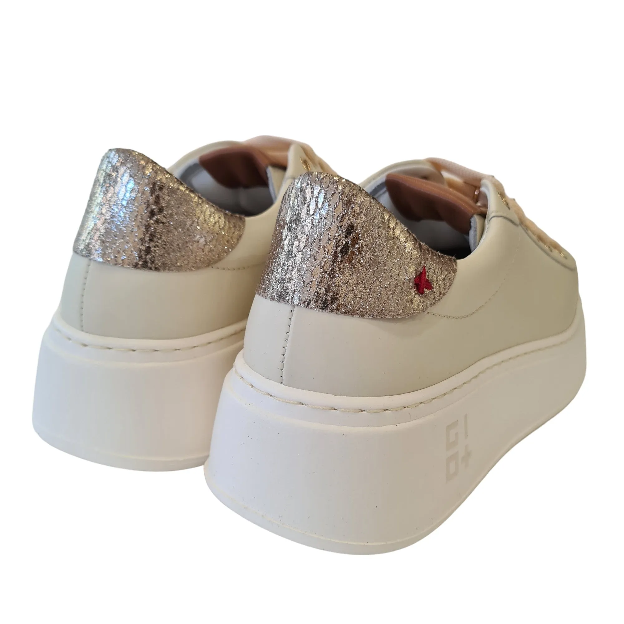 Gio+ Sneakers Donna  Beige-Platino Rif.22