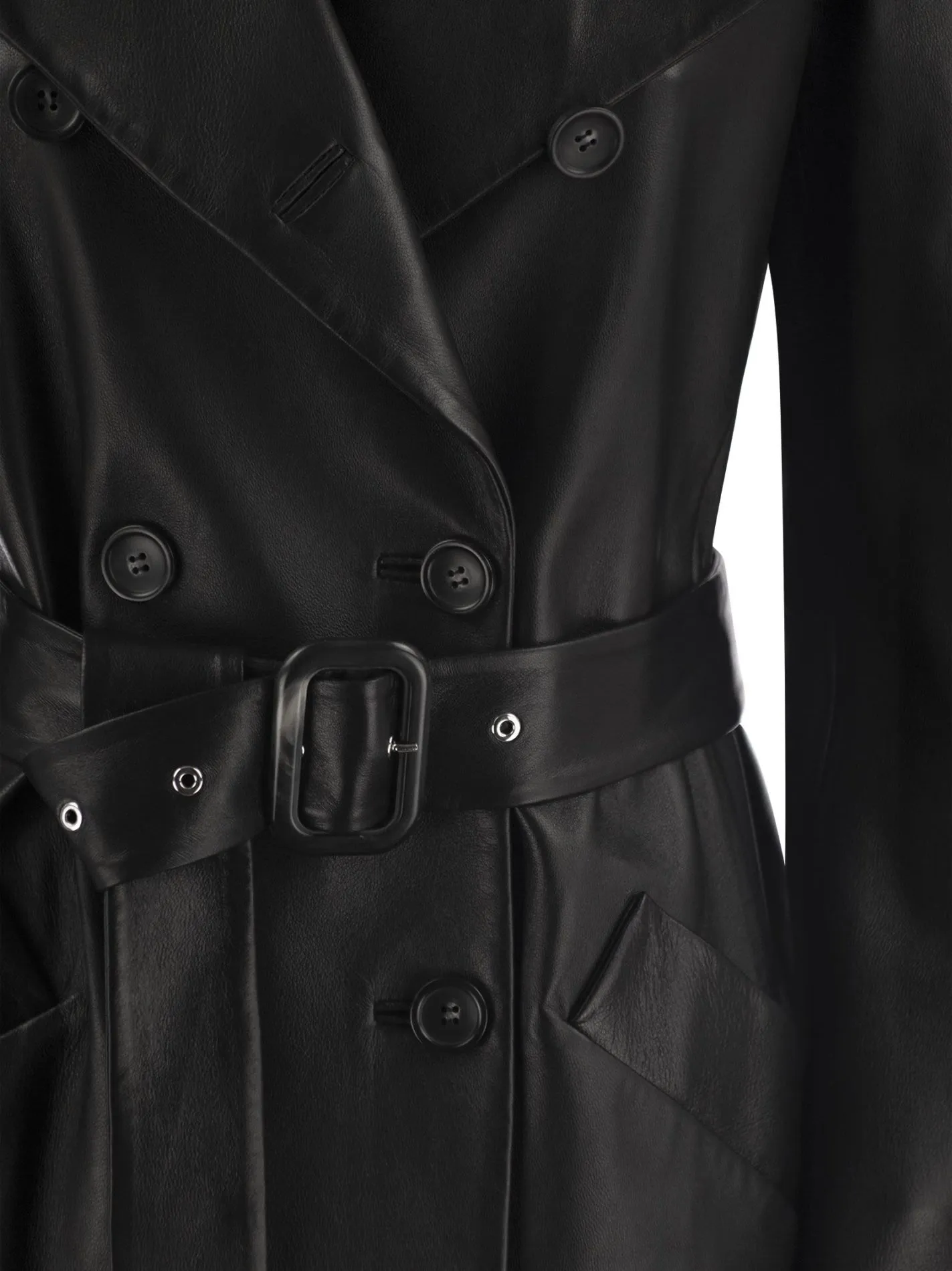 GIOSTRA – Nappa leather trench coat