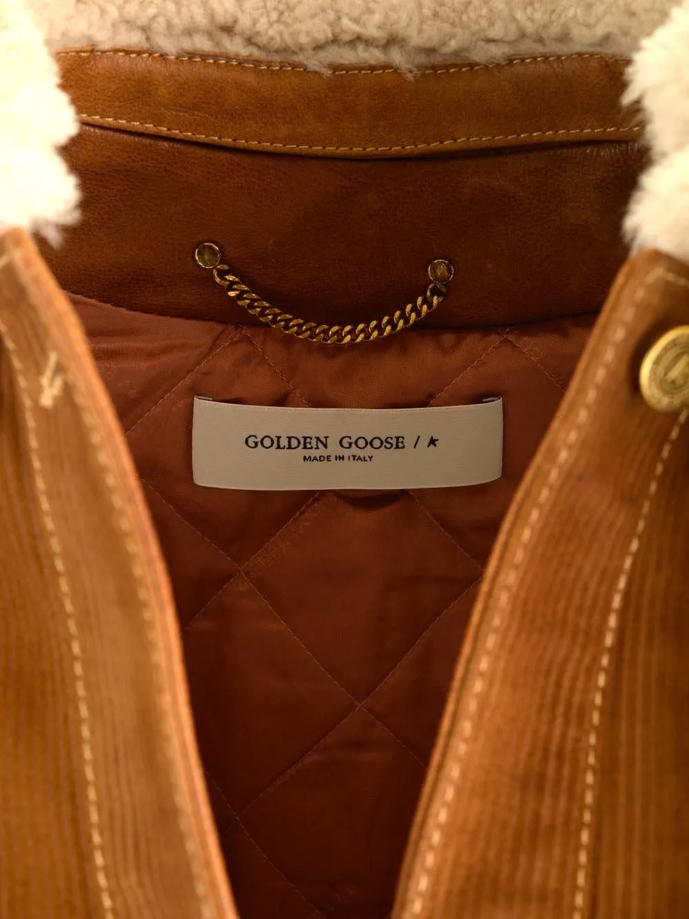  Golden Goose  Giacca in pelle scamosciata  