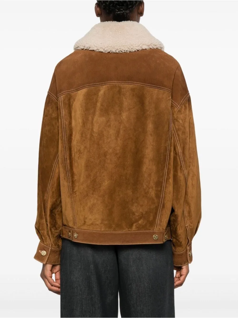   Golden Goose  Giacca in pelle scamosciata  
