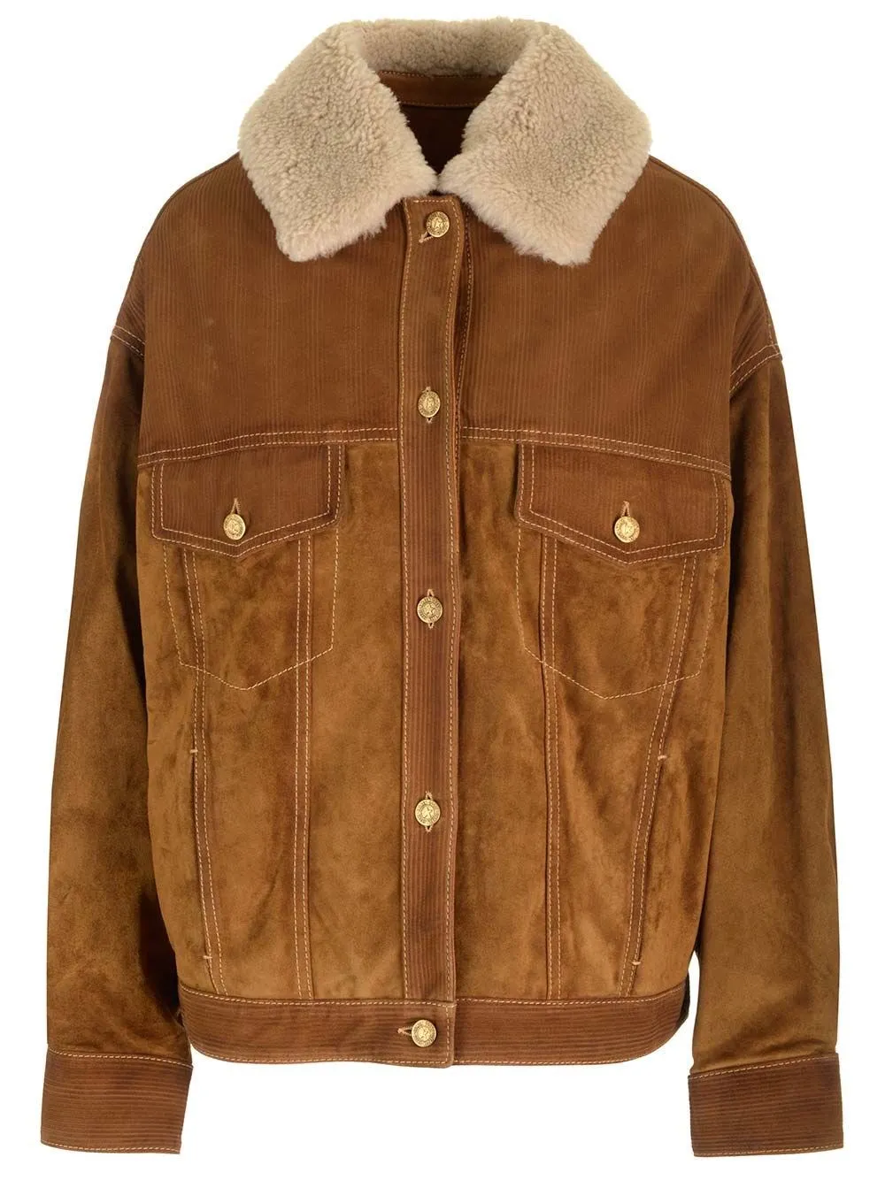   Golden Goose  Giacca in pelle scamosciata  