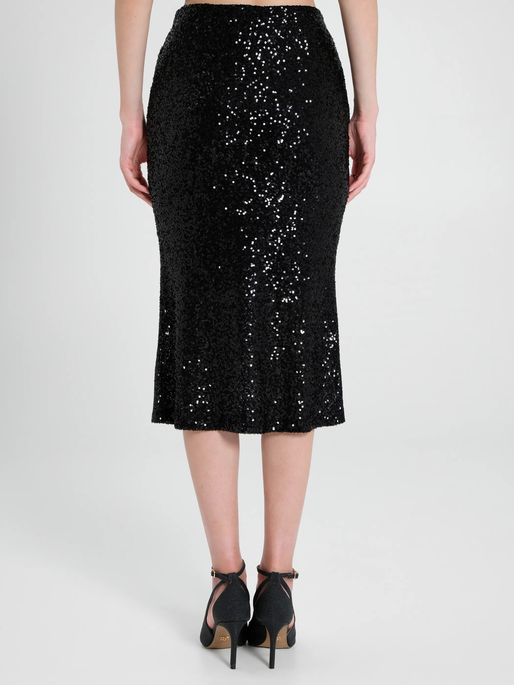      Gonna Longuette in Paillettes     