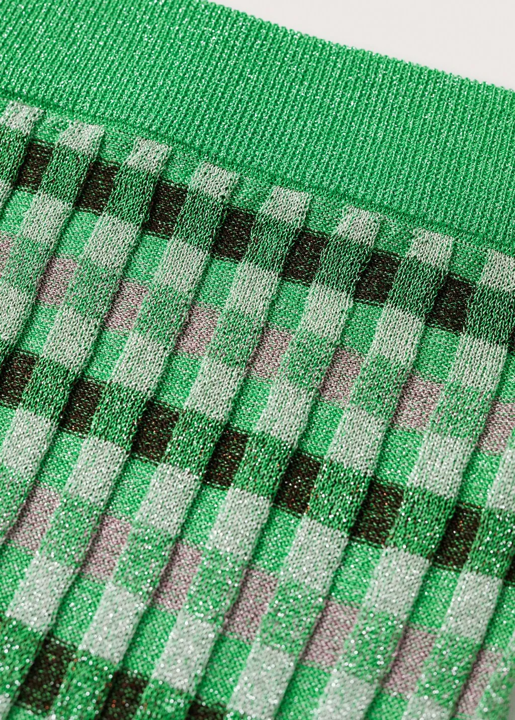 Gonna maglia lurex
