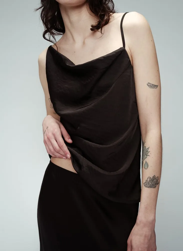  GRACE ET MILA   OWEN - Top scollo a barchetta | Nero