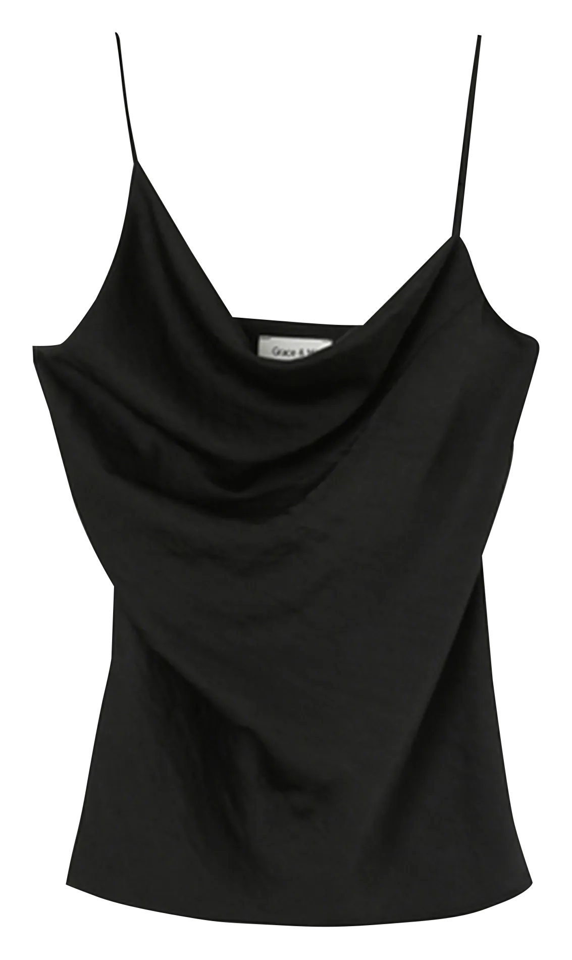  GRACE ET MILA   OWEN - Top scollo a barchetta | Nero