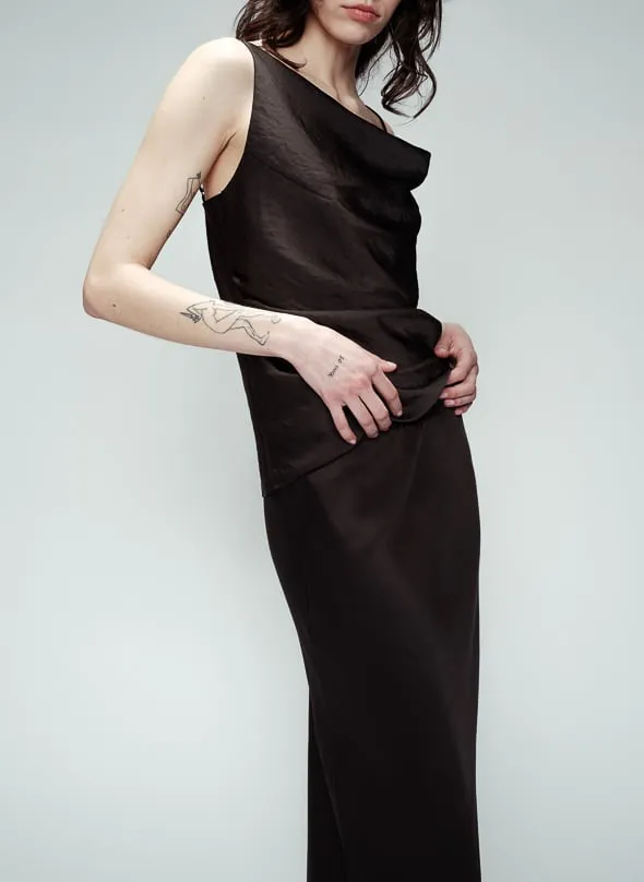  GRACE ET MILA   OWEN - Top scollo a barchetta | Nero