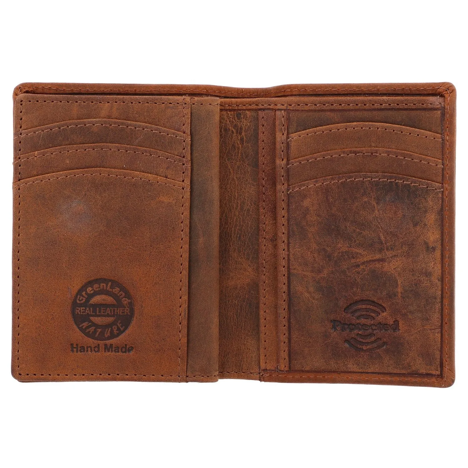 Greenland Nature Montenegro Portafoglio RFID in pelle 9 cm