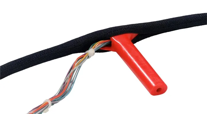 Guaina per cavi intrecciata Thomas & Betts in Poliestere, Ø 29mm, L. 15m, col. Nero, espandibile