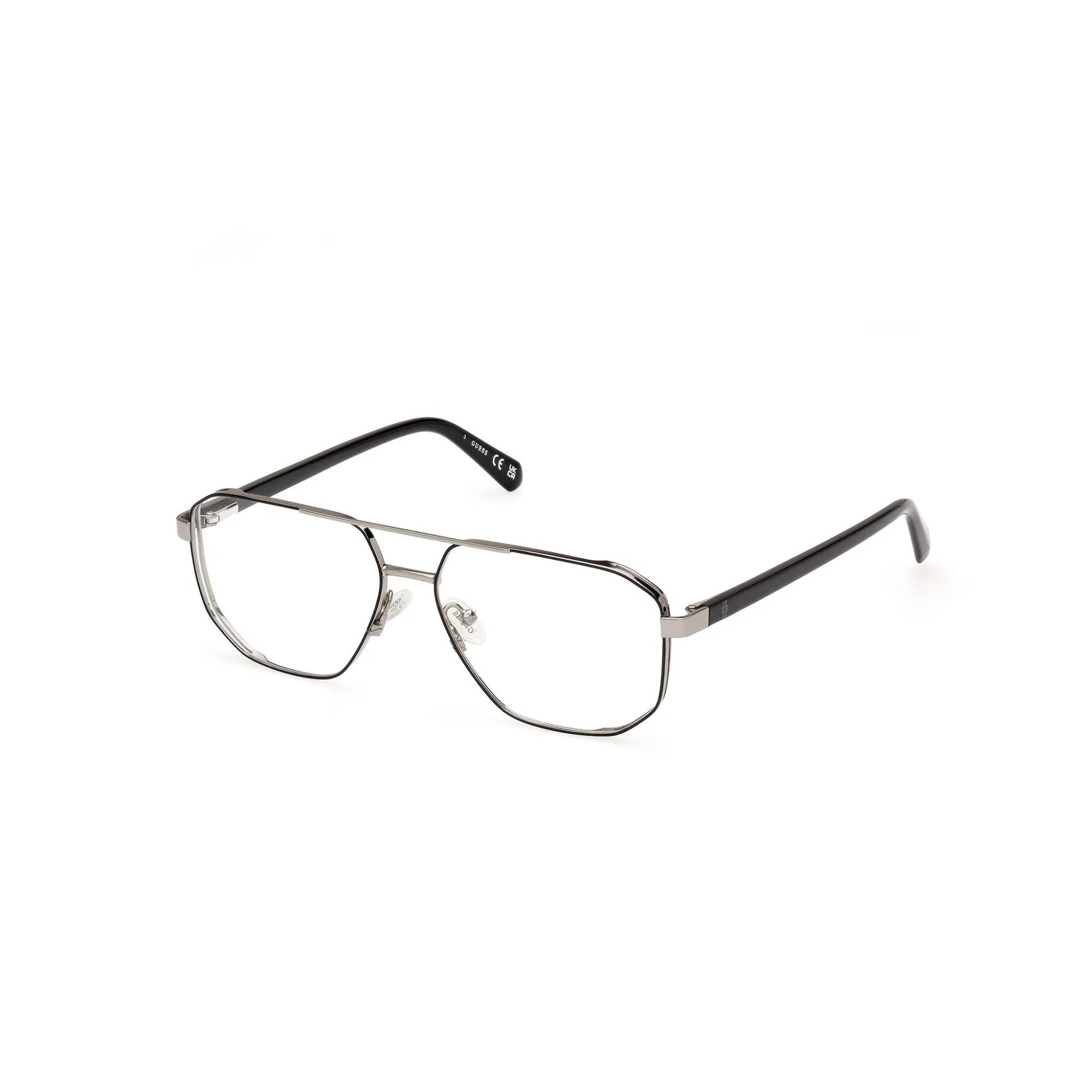   Guess GU 50135 - 005  Nero Lucido | Occhiale Da Vista Uomo 