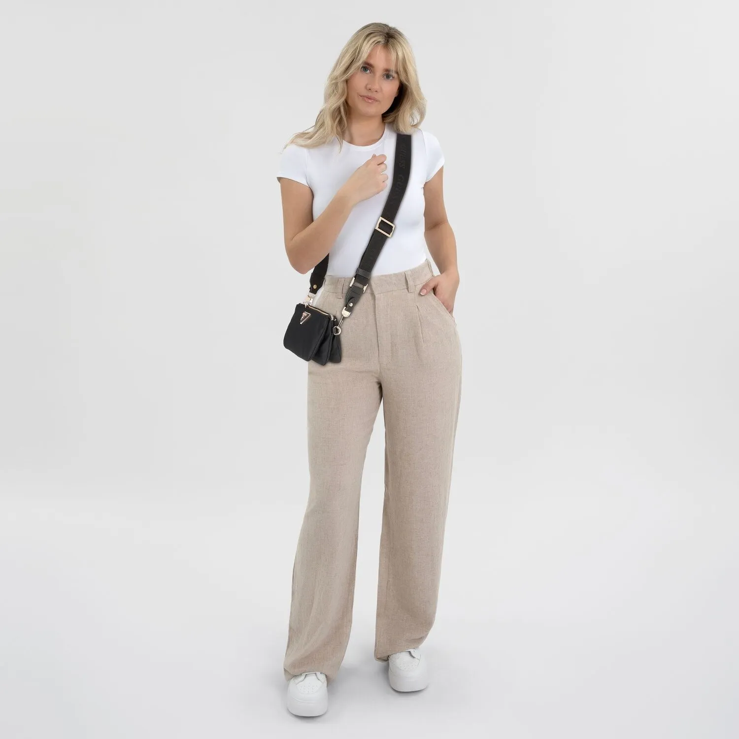 Guess Latona Mini Borsa Borsa a tracolla 18 cm