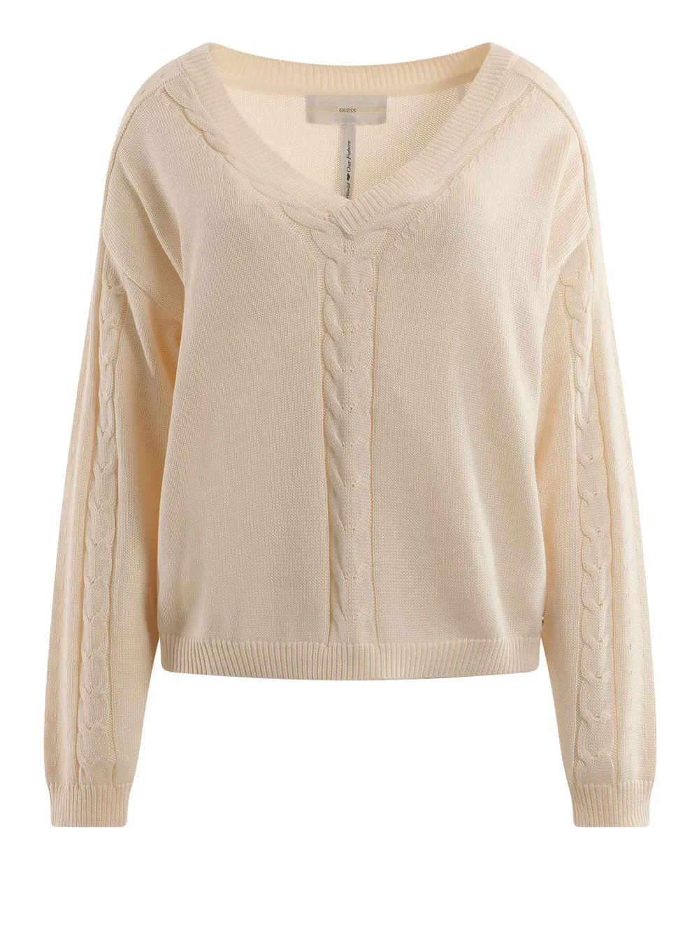 GUESS Maglione Donna - Bianco modello W3YR14Z2Y41