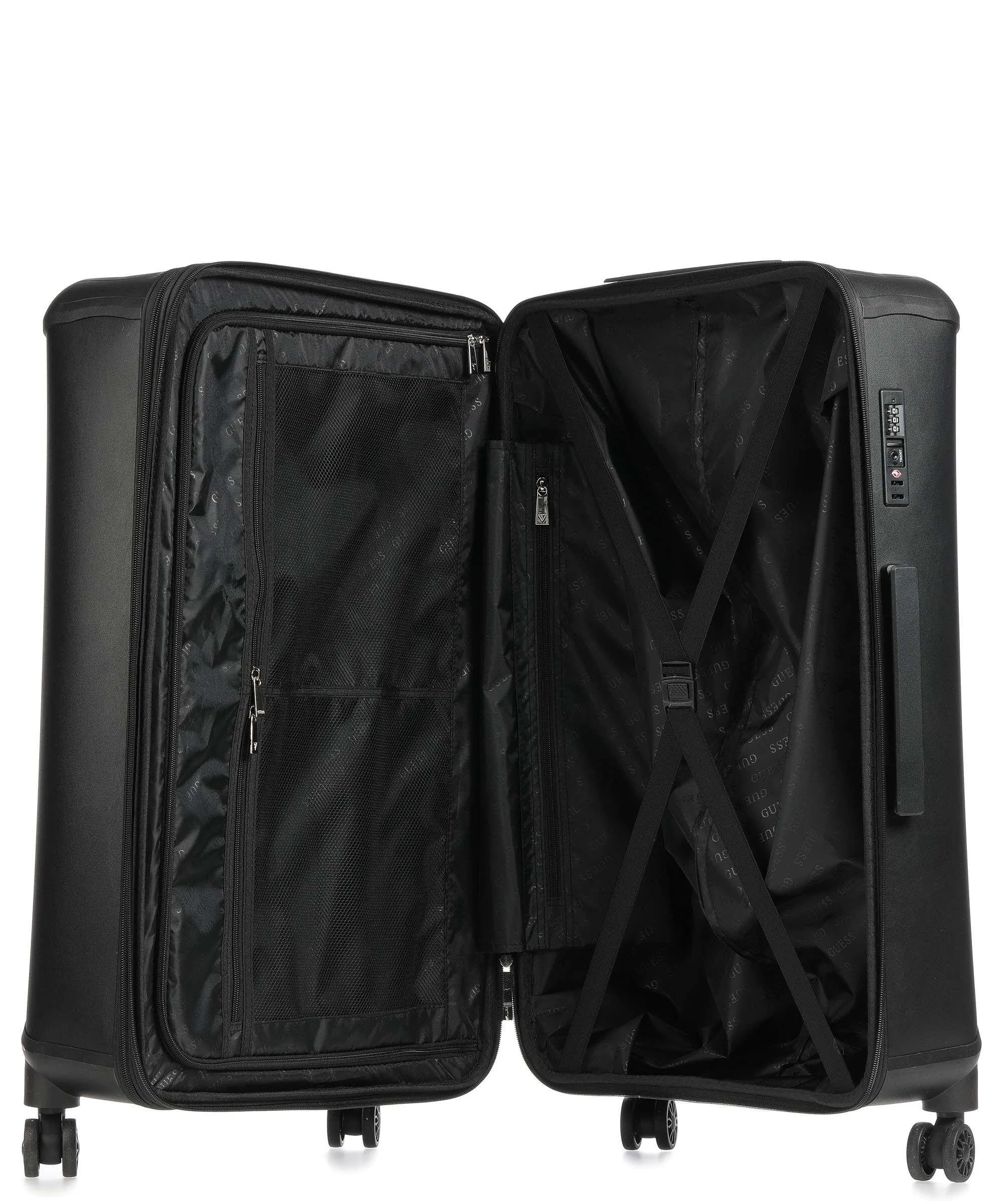  Guess Mildred Valigia trolley (4 ruote) nero 77 cm  