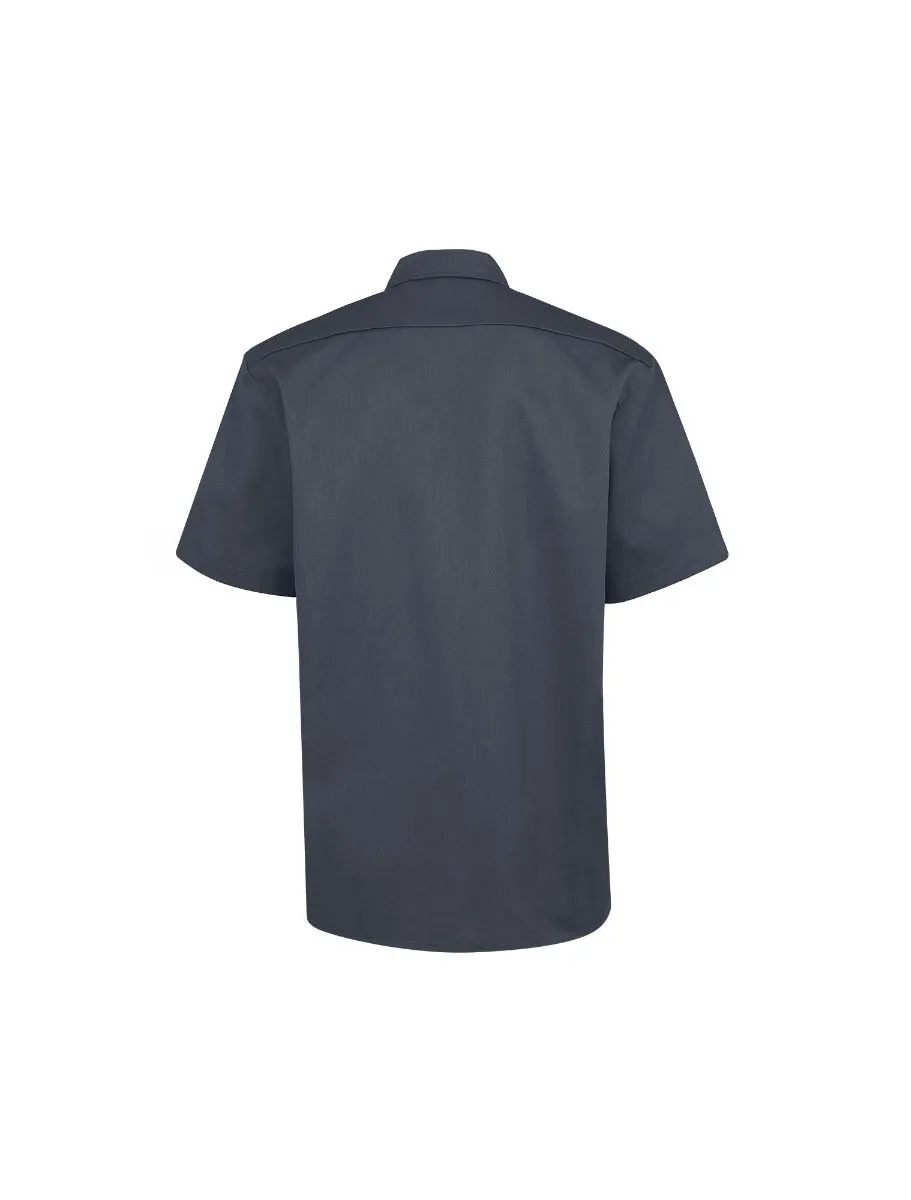 Half Sleeve Shirt in Twill / Grey