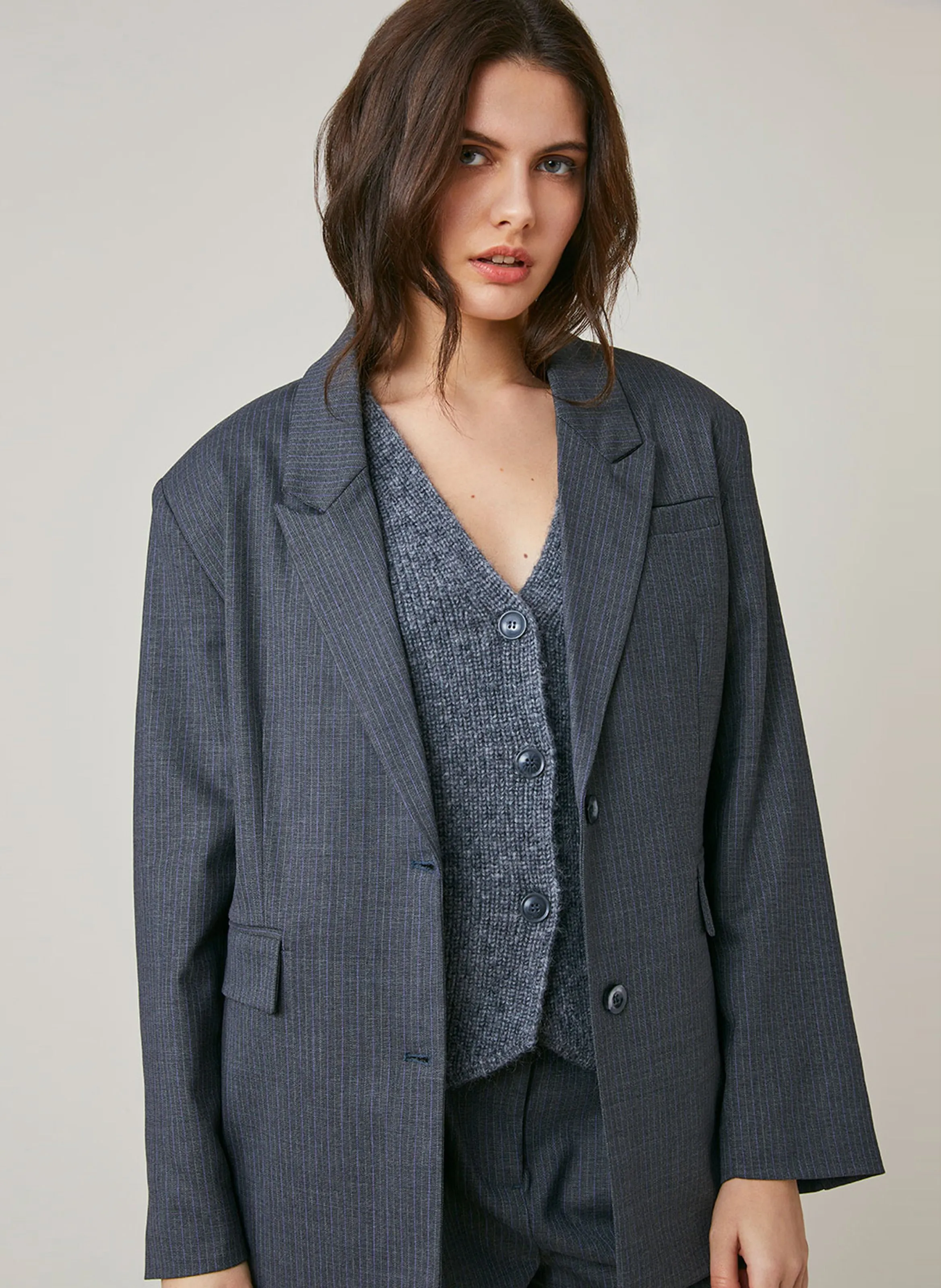  HARRIS WILSON   FINLEY - Veste de tailleur à rayures | Gris