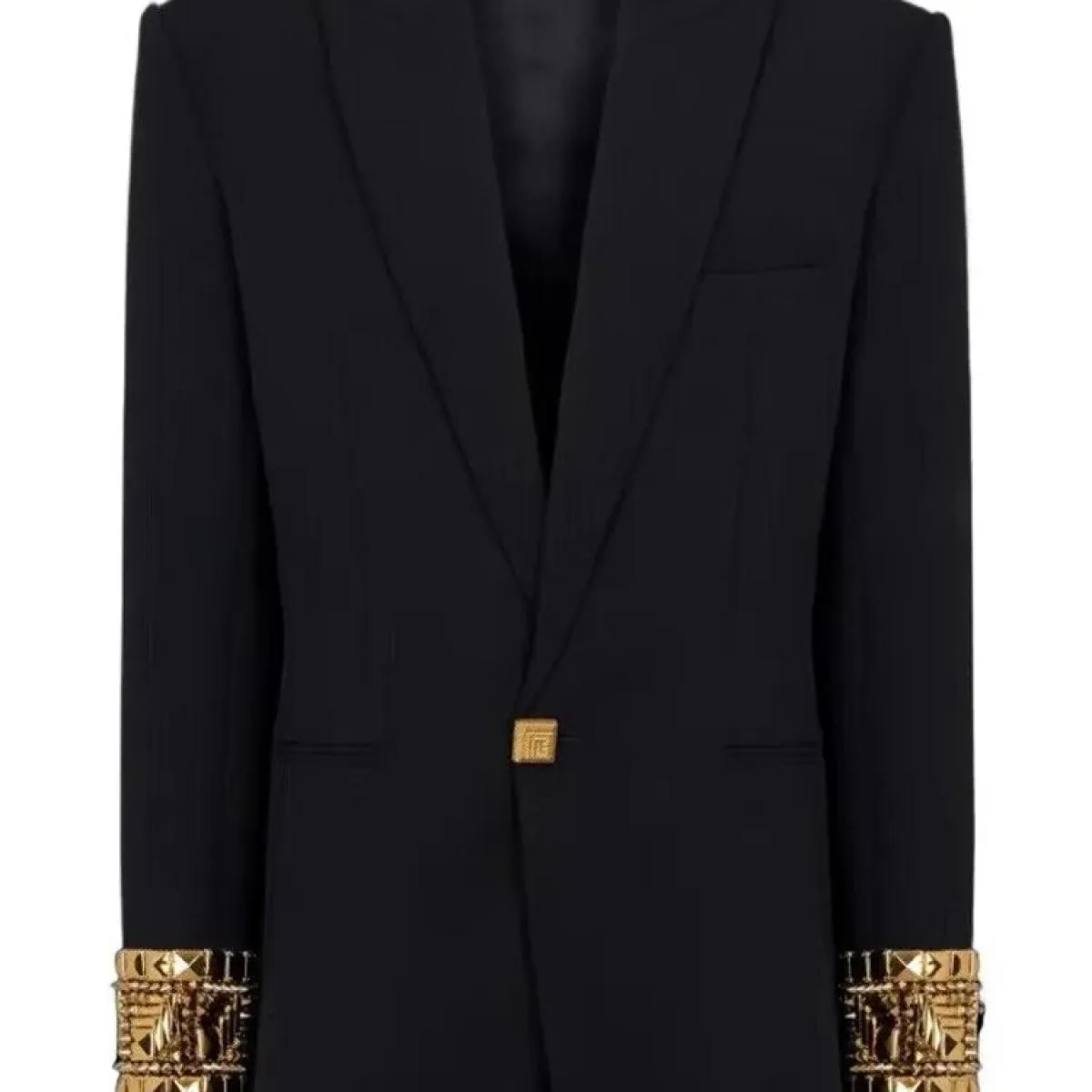 High Street Newest Fashion 2023 Designer Jacket Giacca da donna con vestibilità slim e perline con bottone singolo