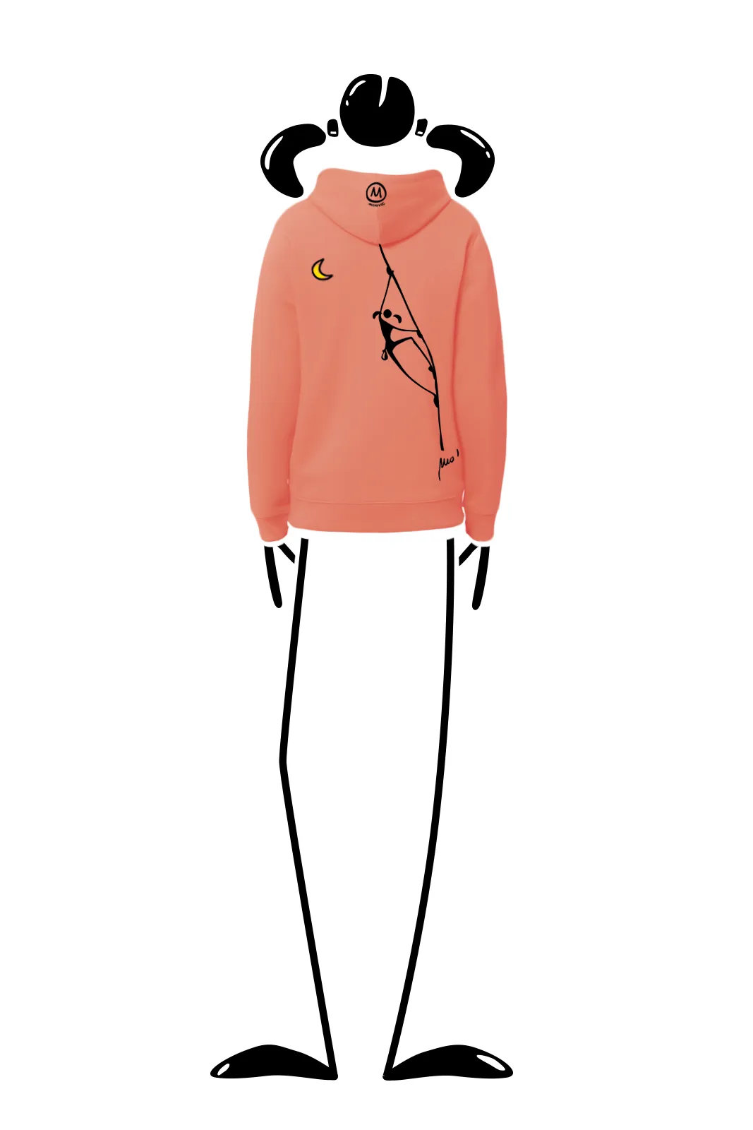 --Hoodie unisex “Teba her” NAVAJO ORGANIC-