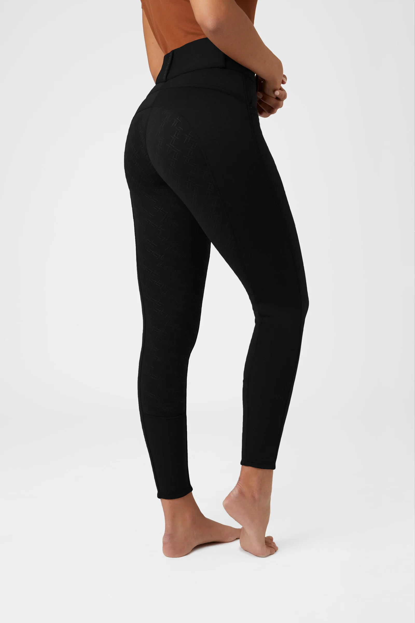 Horze Mia Pantaloni da equitazione termici con full seat in silicone da donna