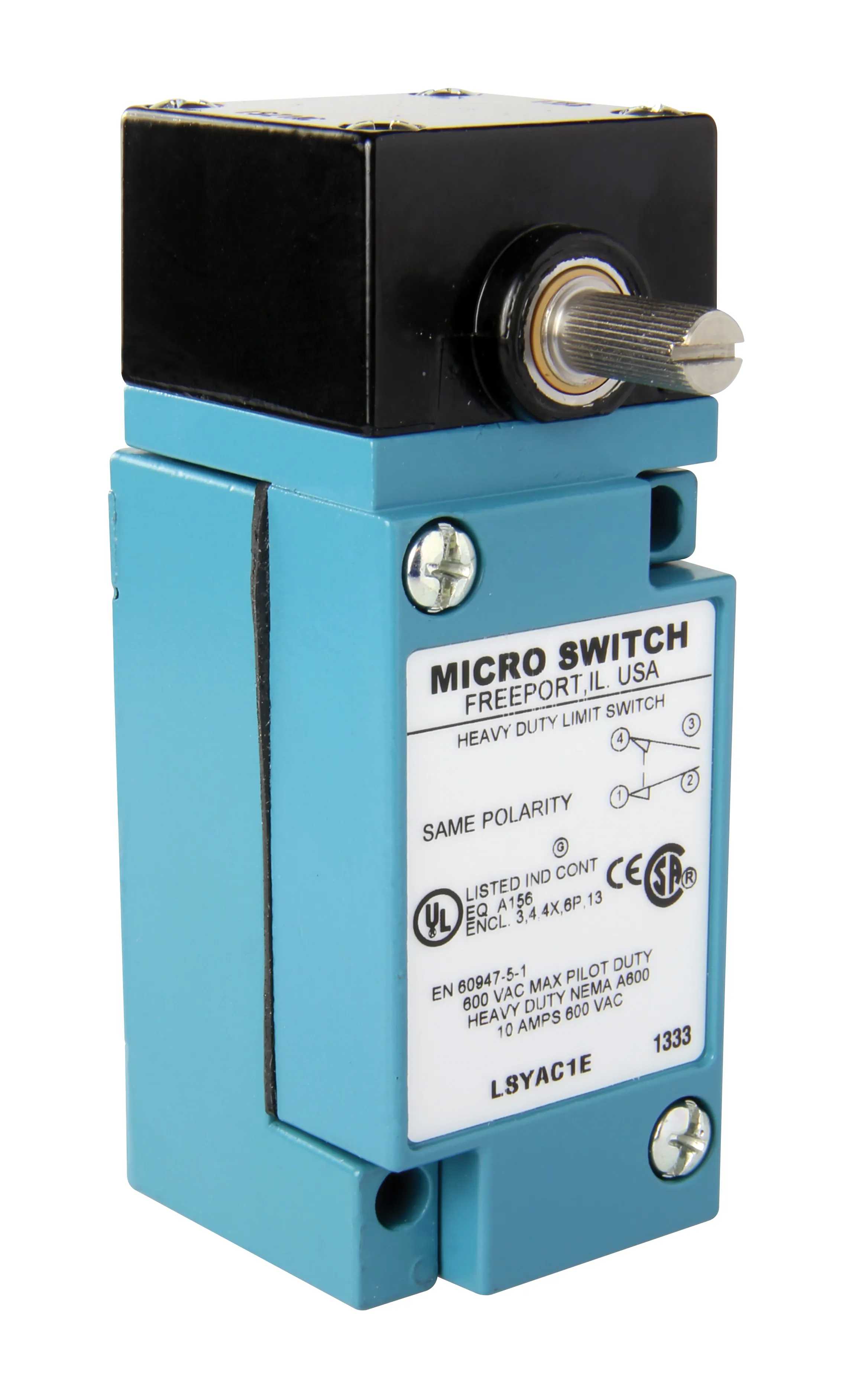 Interruttore di fine corsa Honeywell, 1NC/1NA, 600V ca, 10A, IP66, IP67