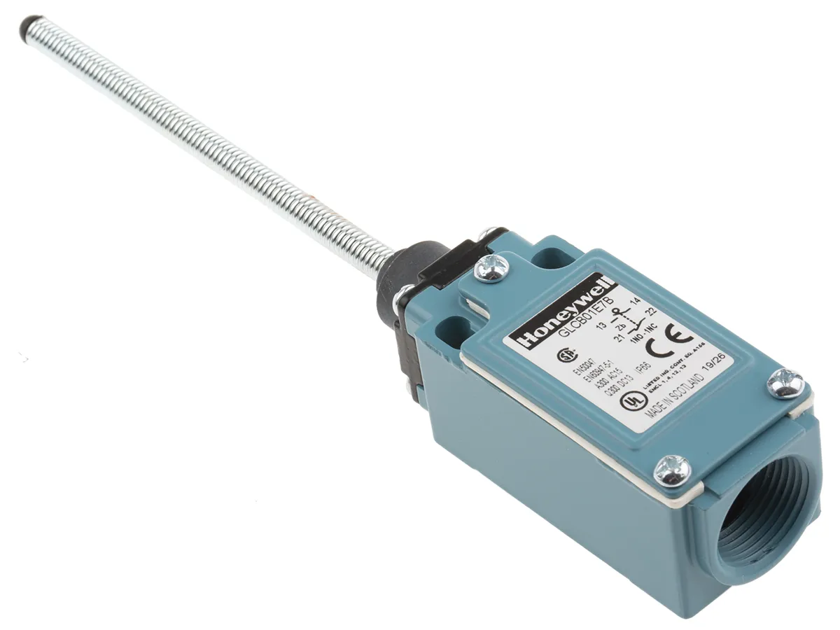 Interruttore di fine corsa Honeywell, Molla elicoidale, NO/NC, 300V, 10A, IP66