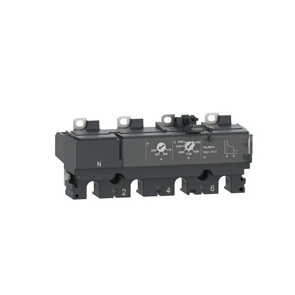 Interruttore magnetotermico scatolato, 4, 250A, Fissa