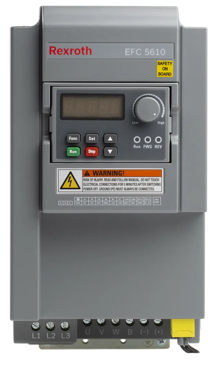 Inverter Bosch Rexroth, 5,5 kW, 380 V c.a., 3 fasi, 0 → 400Hz