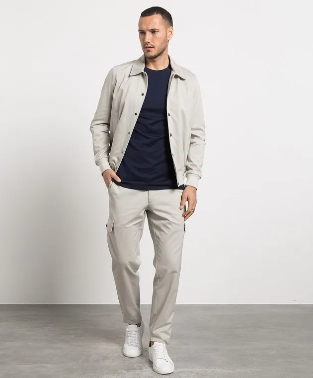 ISAIA Maglietta blu MCI154JP001