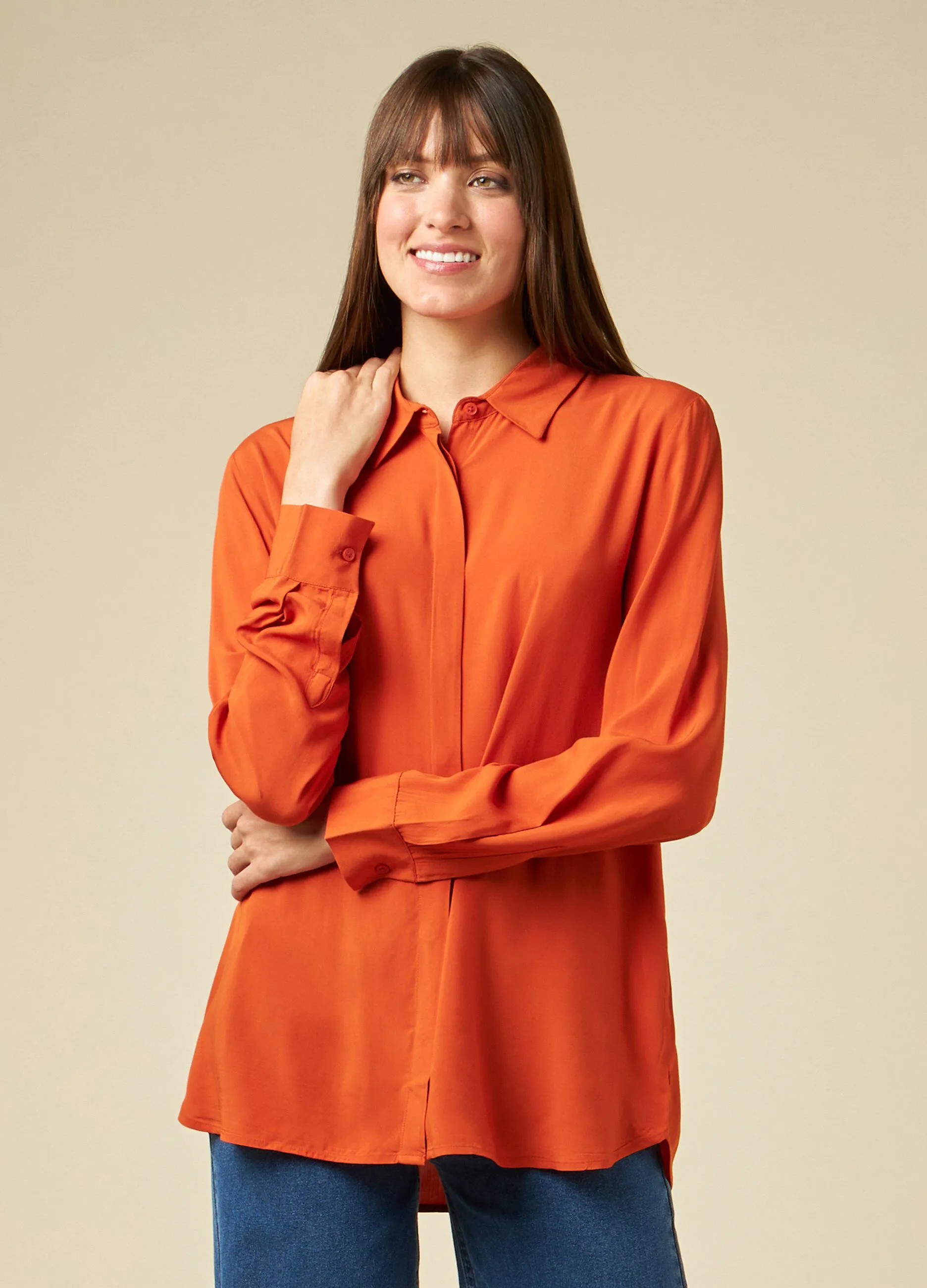 IWIE  Camicia in pura viscosa donna