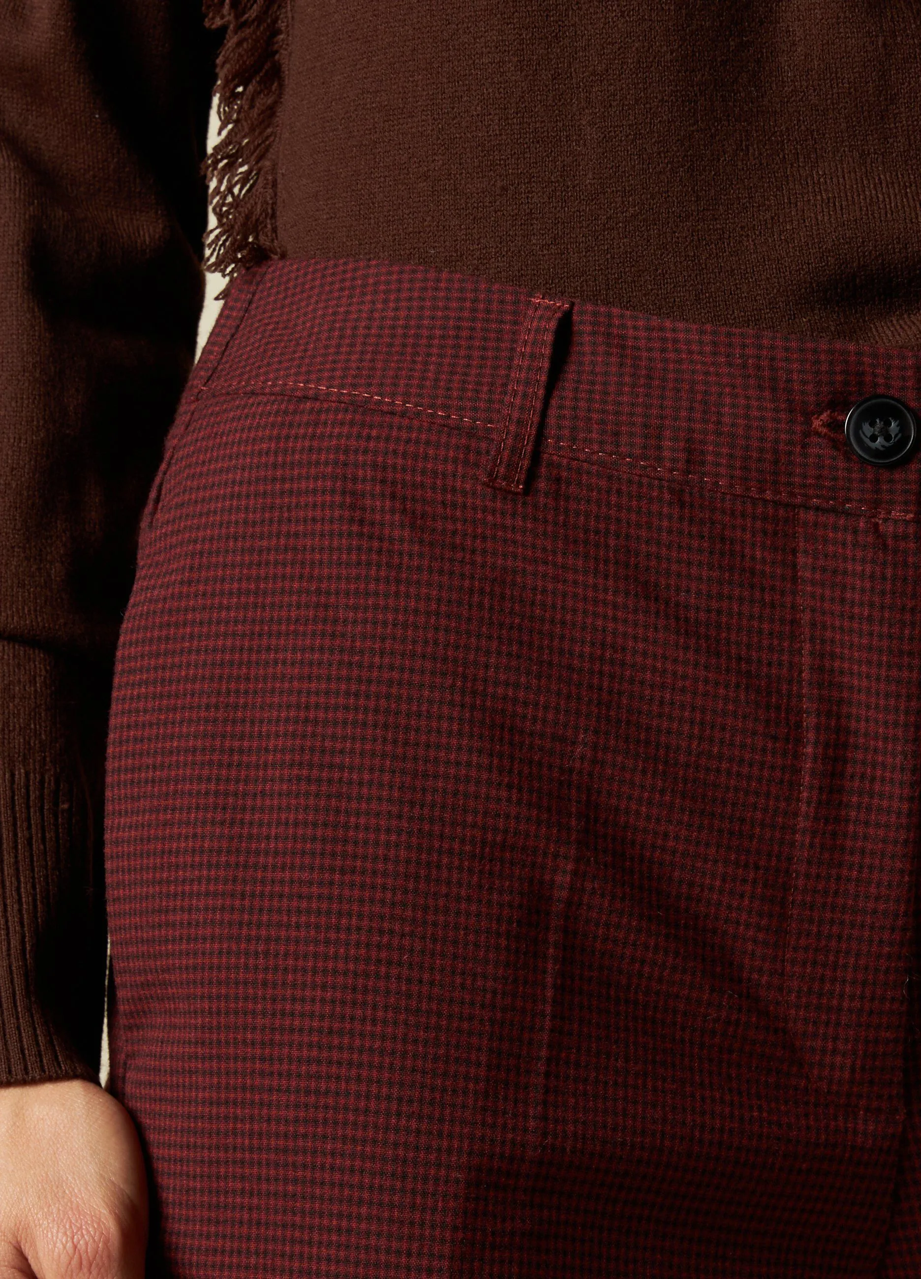 IWIE  Pantaloni a quadri donna