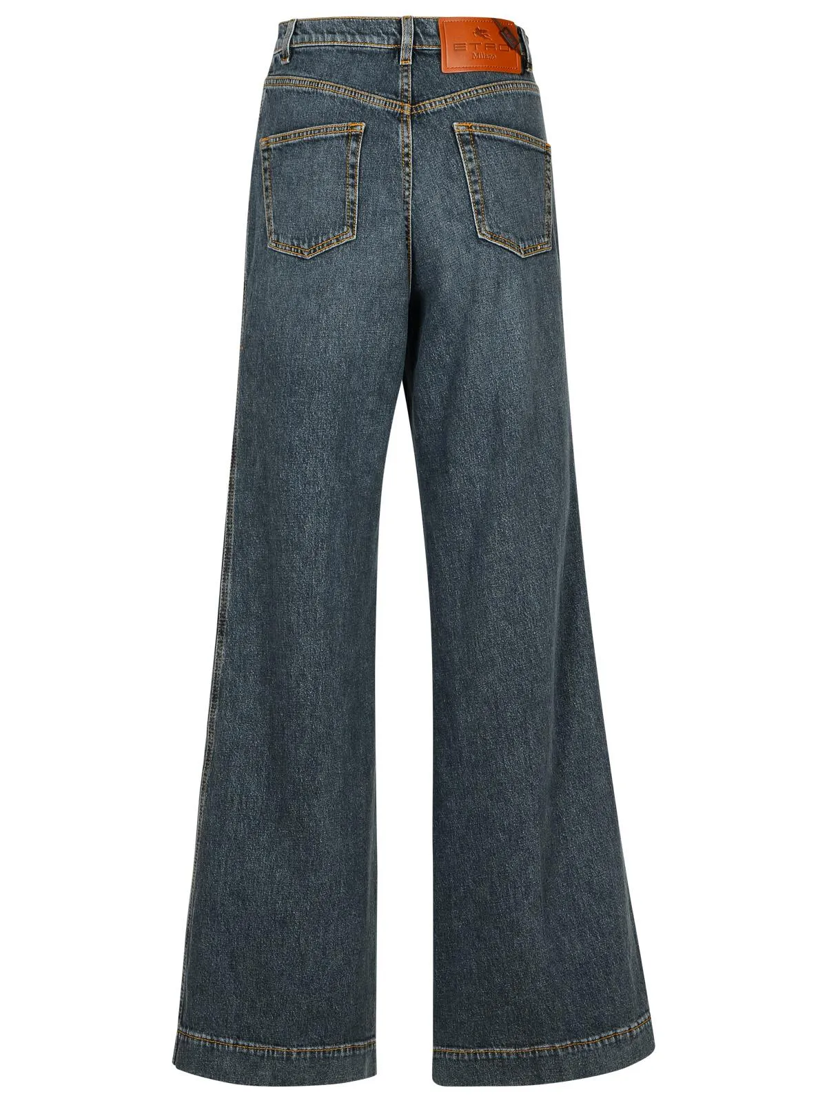 Jeans di cotone etro grigio