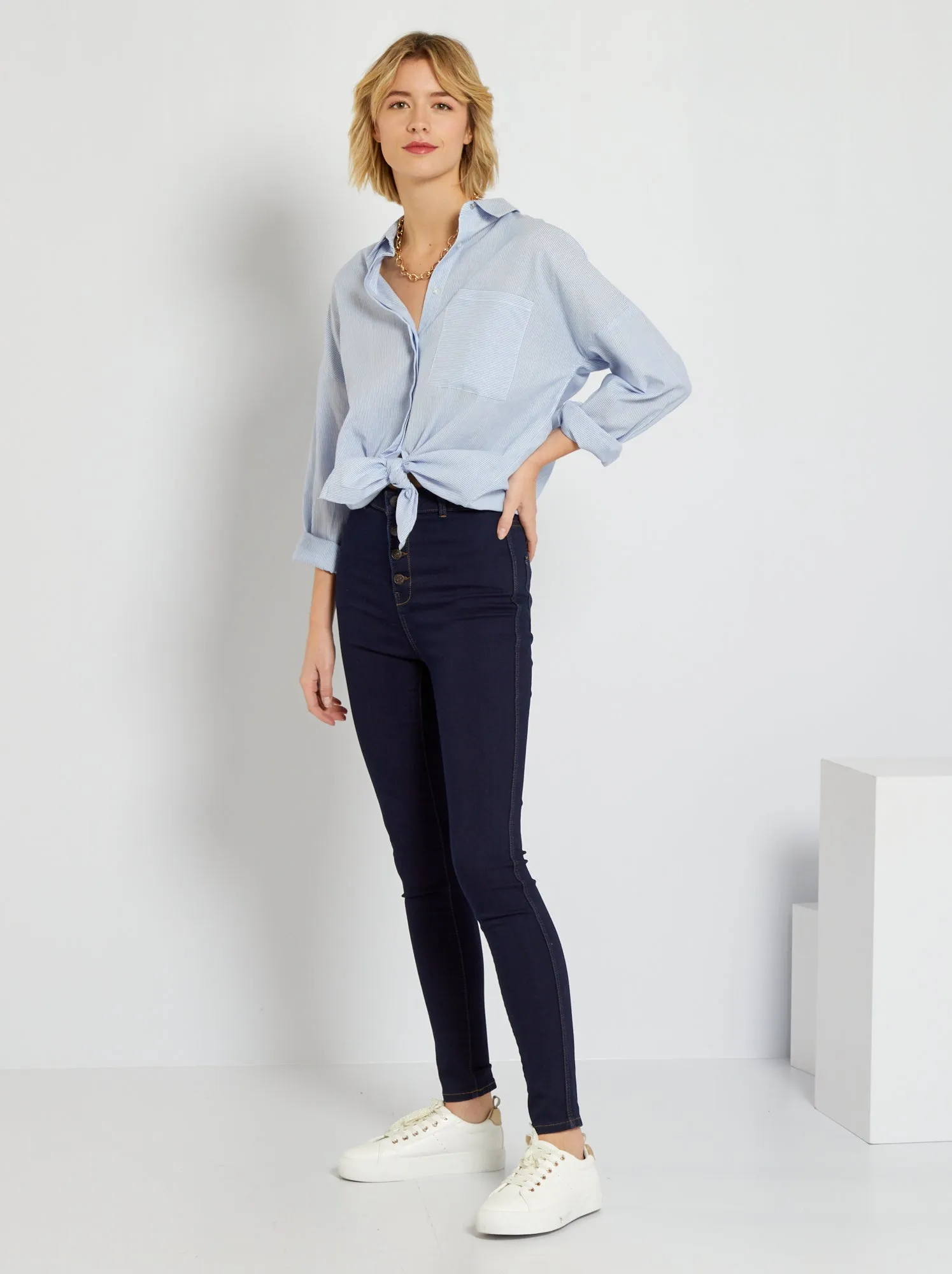 Jeans skinny effetto modellante - BLU