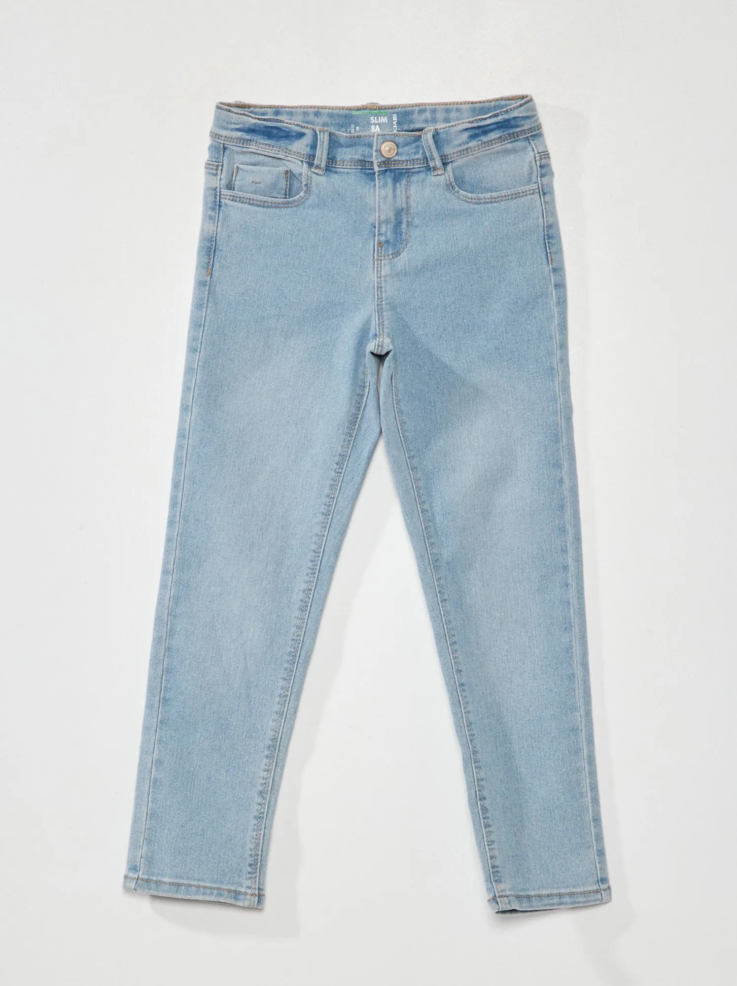 Jeans slim eco-sostenibili - blu