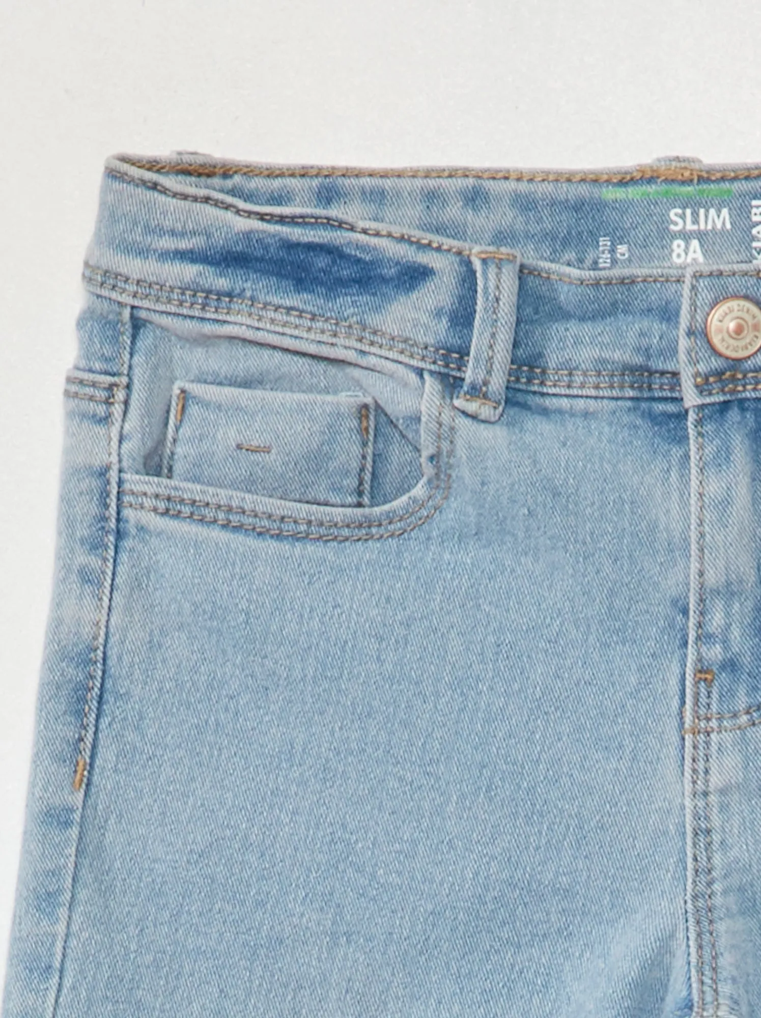 Jeans slim eco-sostenibili - blu