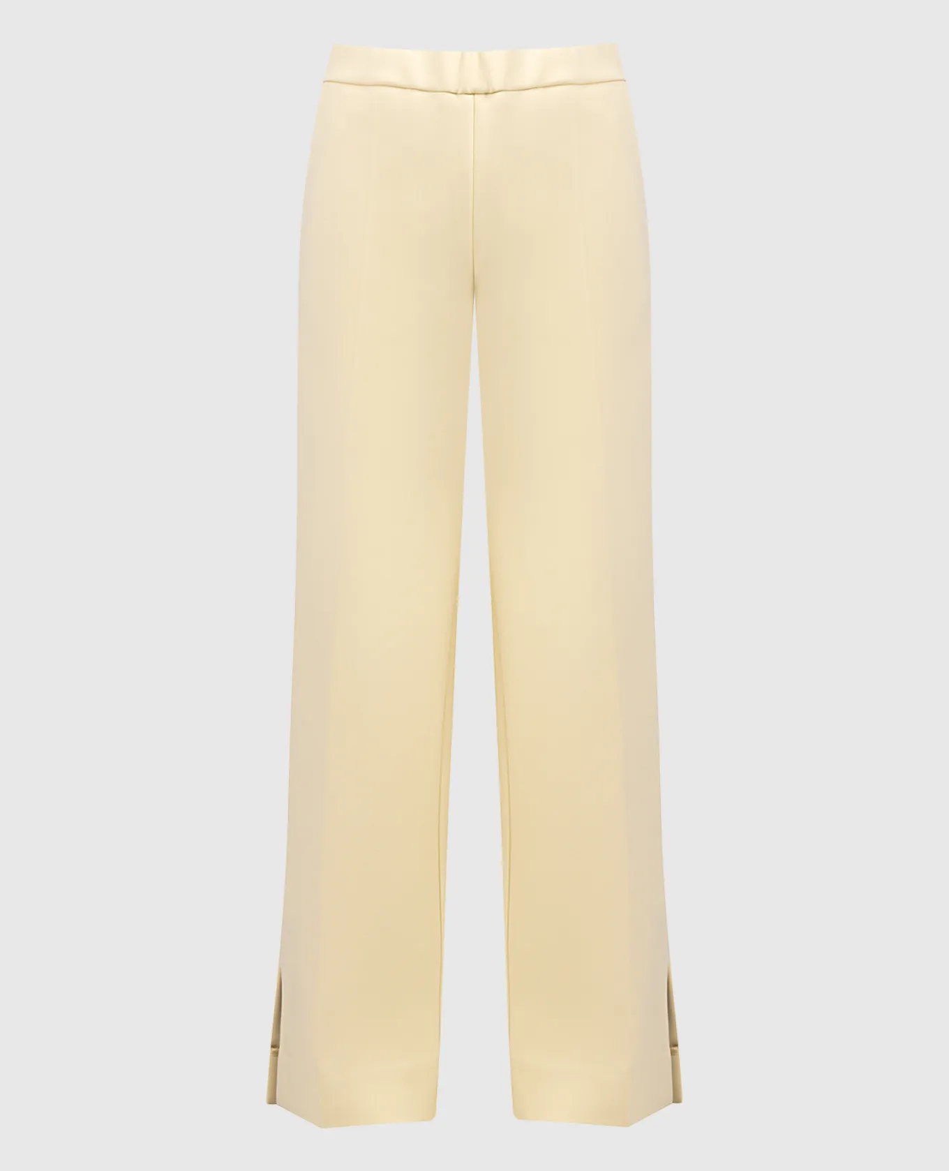 Jil Sander Pantaloni gialli con spacchi J02KA0160J20054