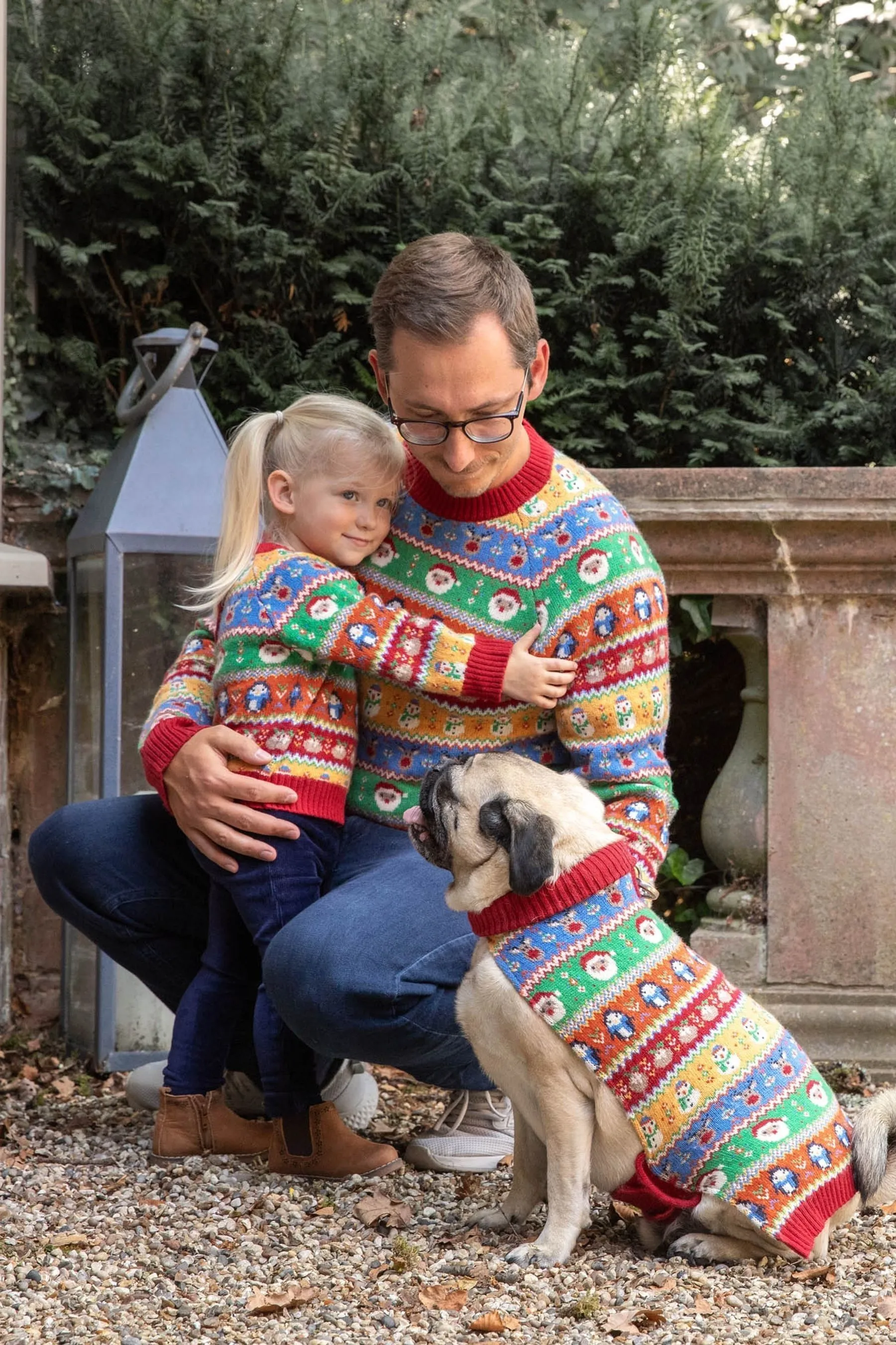 JoJo - Maman Bébé Uomo maglia Natale colorate