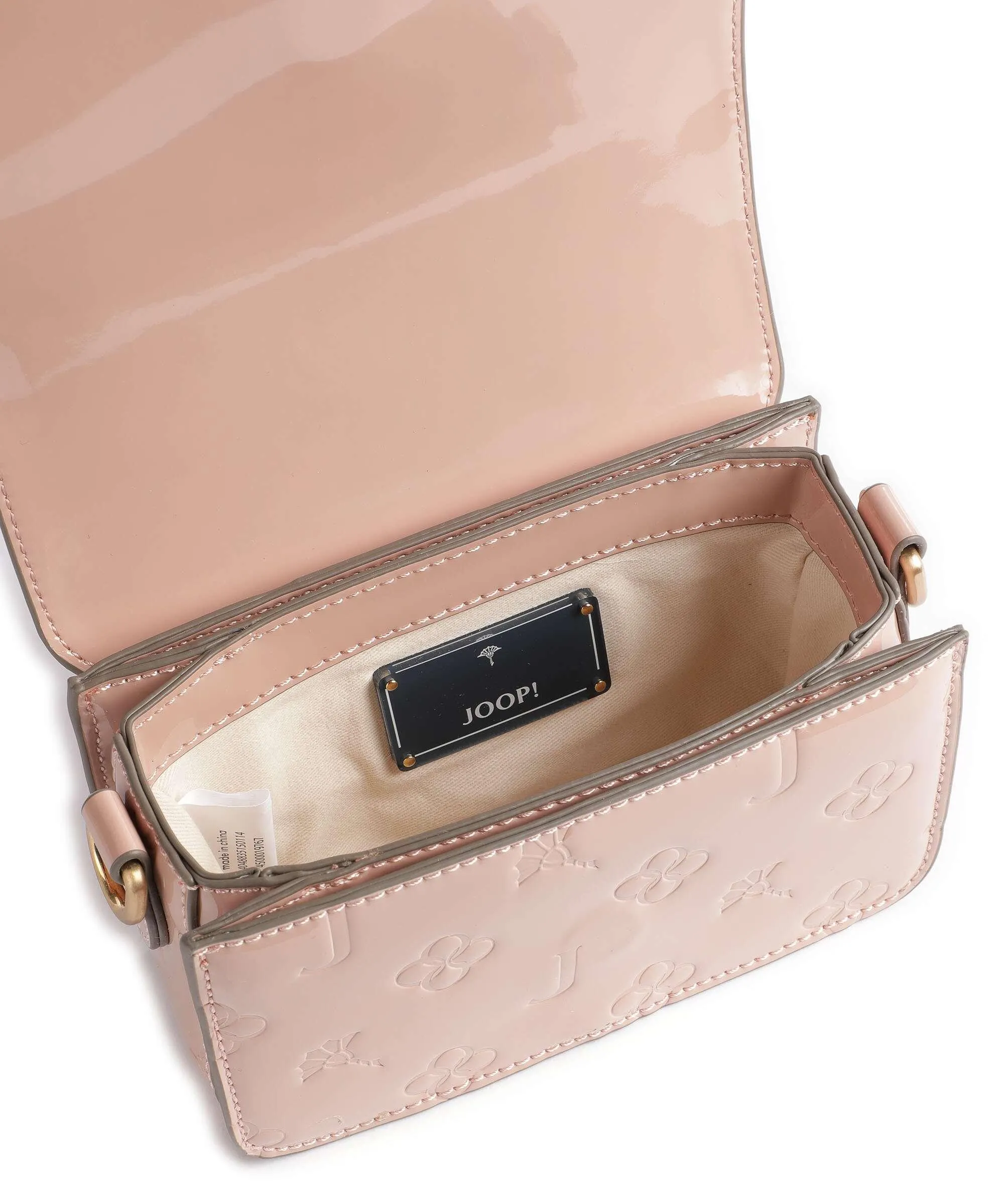  JOOP! Decoro Lucente Sousa Borsa a tracolla pelle verniciata nude  