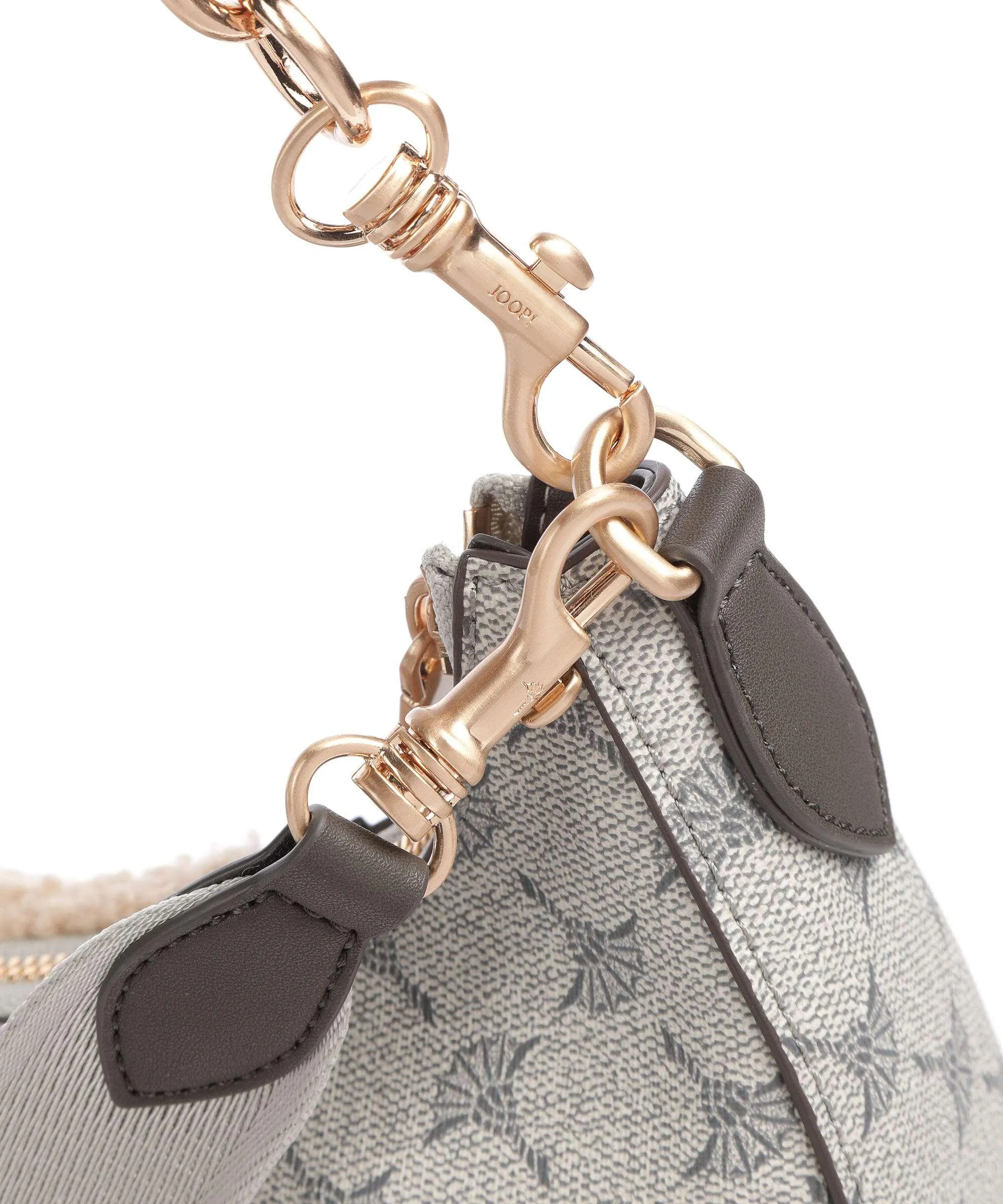  JOOP! Mazzolino Peluche Annina Borsa hobo tela, eco-pelliccia grigio/beige  