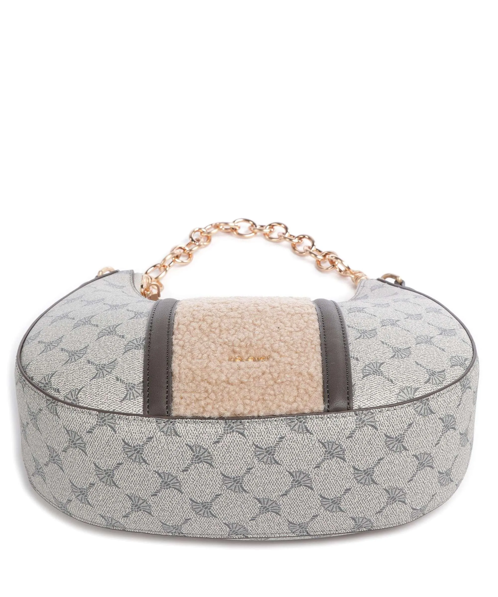  JOOP! Mazzolino Peluche Annina Borsa hobo tela, eco-pelliccia grigio/beige  