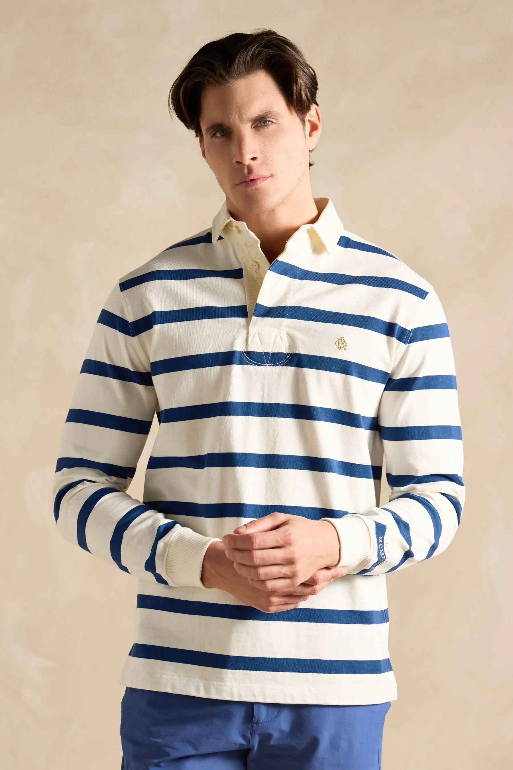 Joules - Onside - Camicia stile rugby a righe    