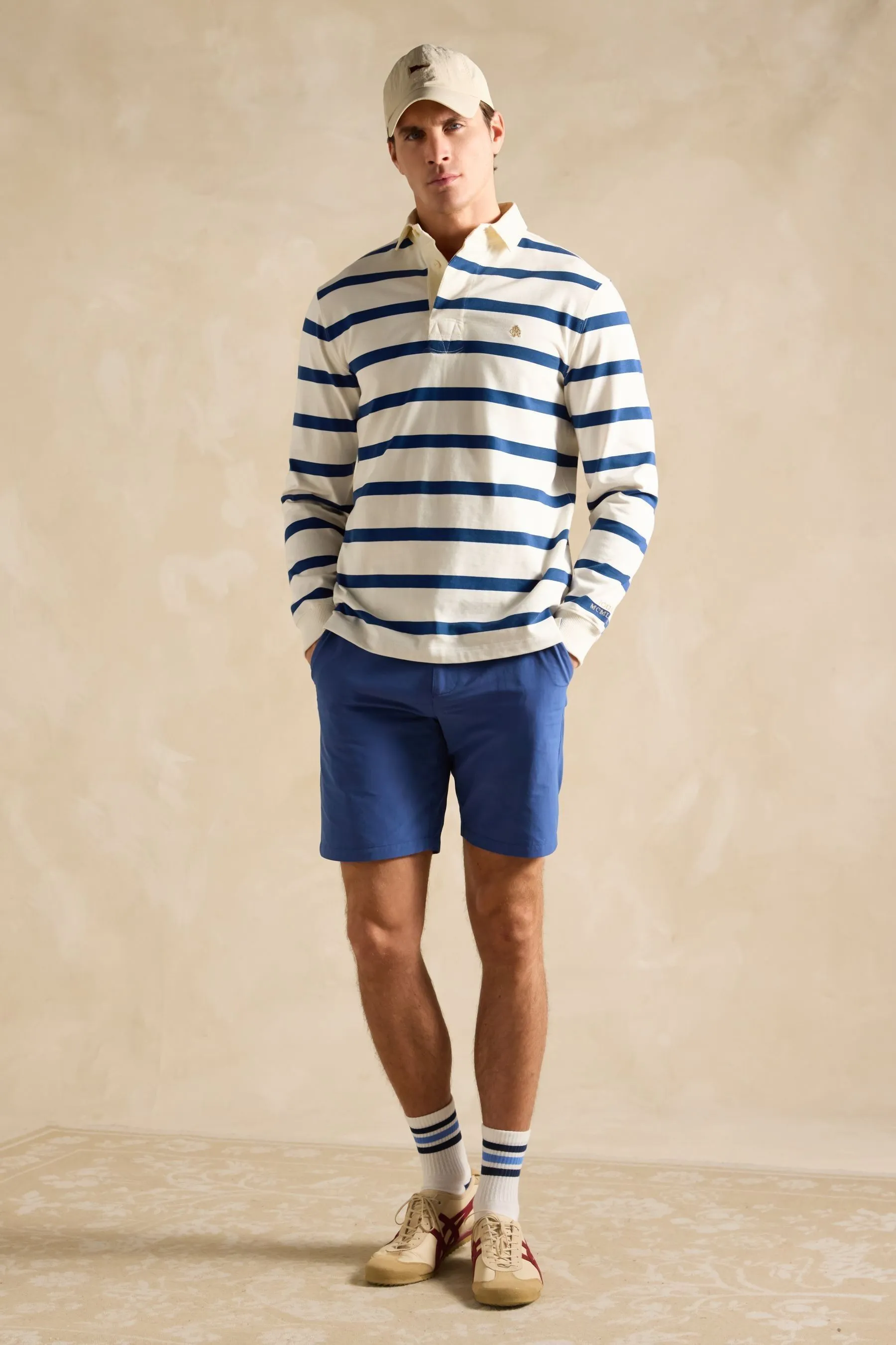 Joules - Onside - Camicia stile rugby a righe    