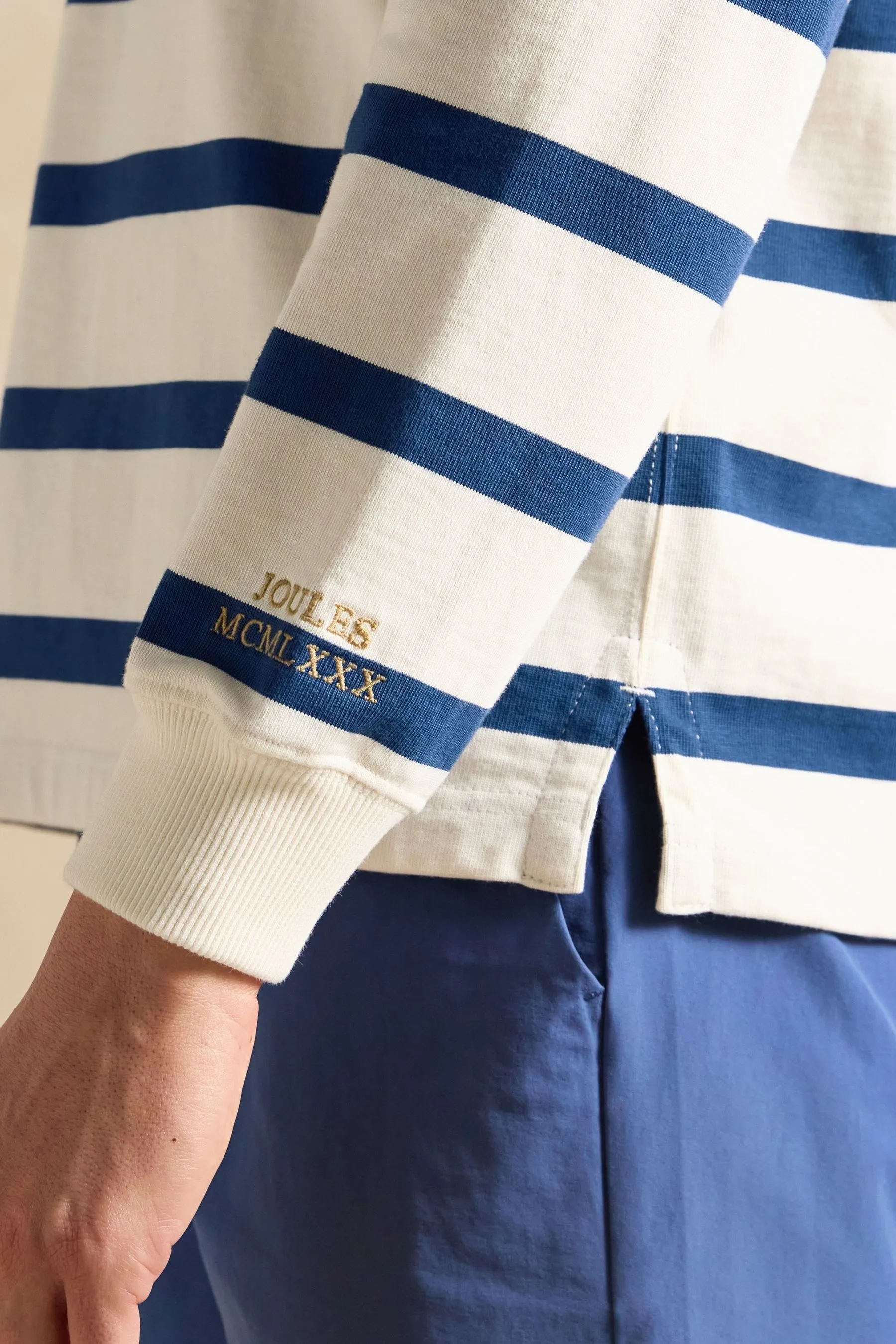 Joules - Onside - Camicia stile rugby a righe    