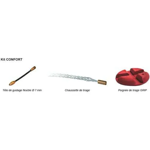 Kit CONFORT per filo tiracavi Ø 3 mm - Cable Equipments