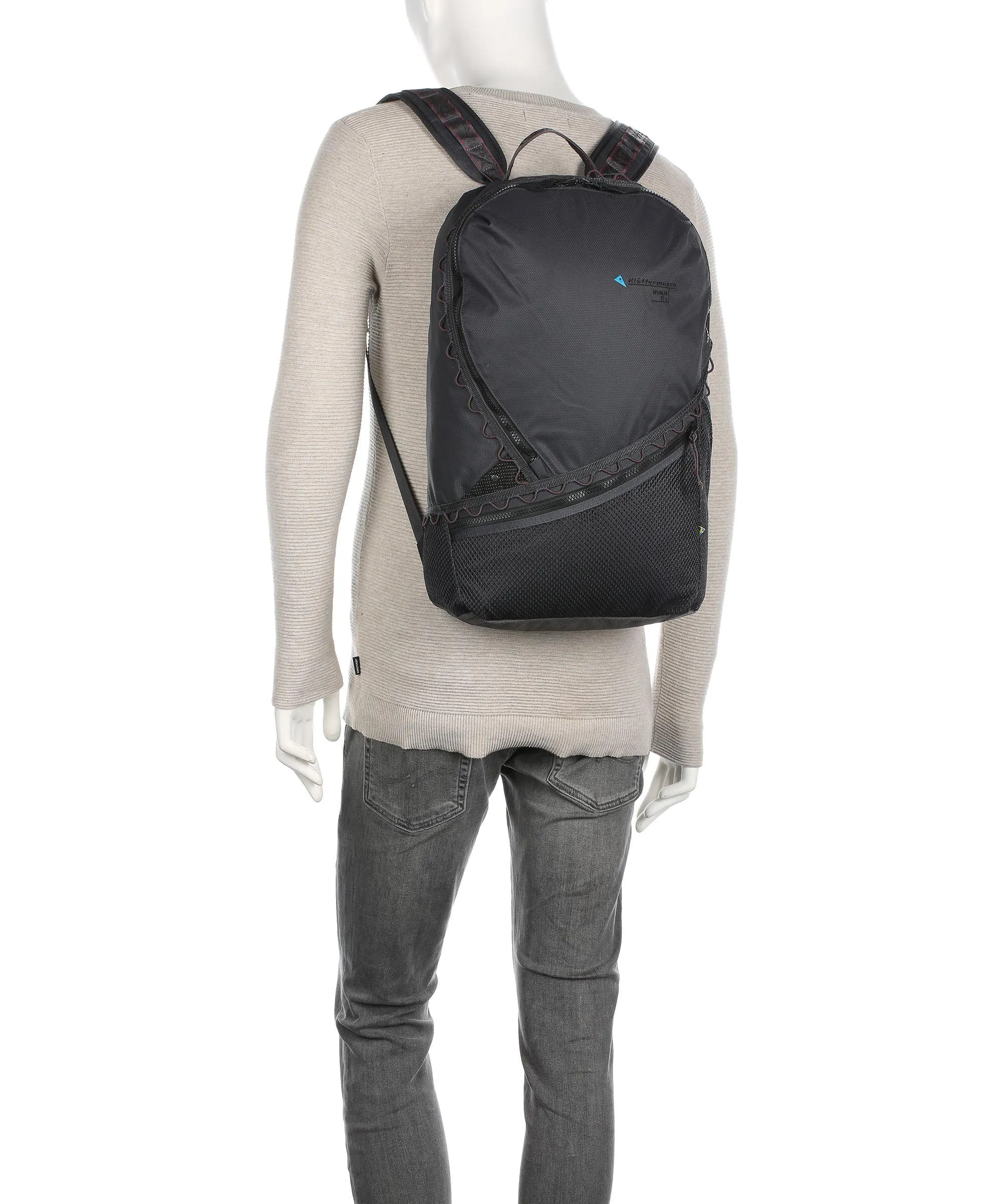  Klättermusen Wunja 21L Zaino 15″ poliammide riciclato grigio scuro  