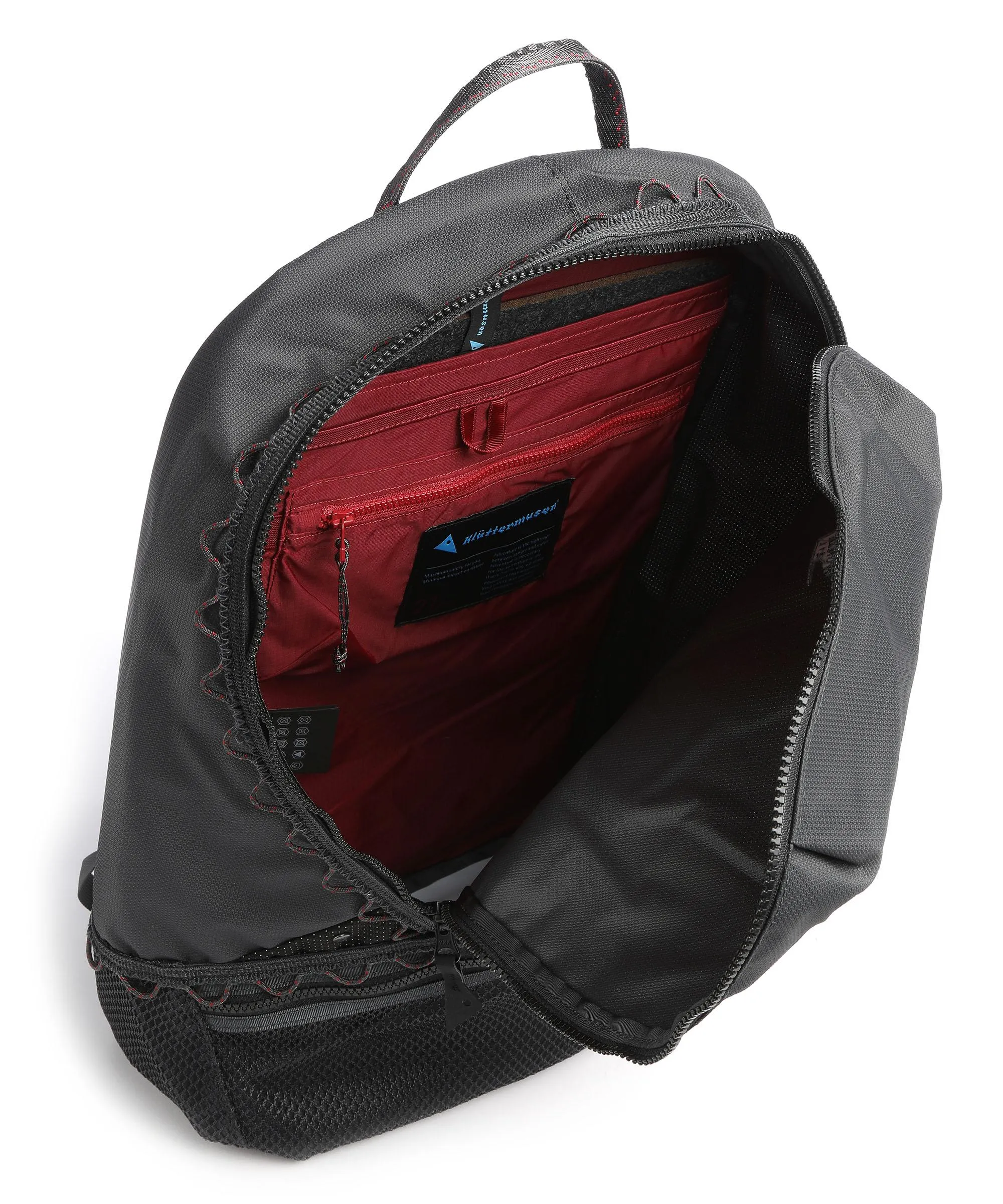  Klättermusen Wunja 21L Zaino 15″ poliammide riciclato grigio scuro  