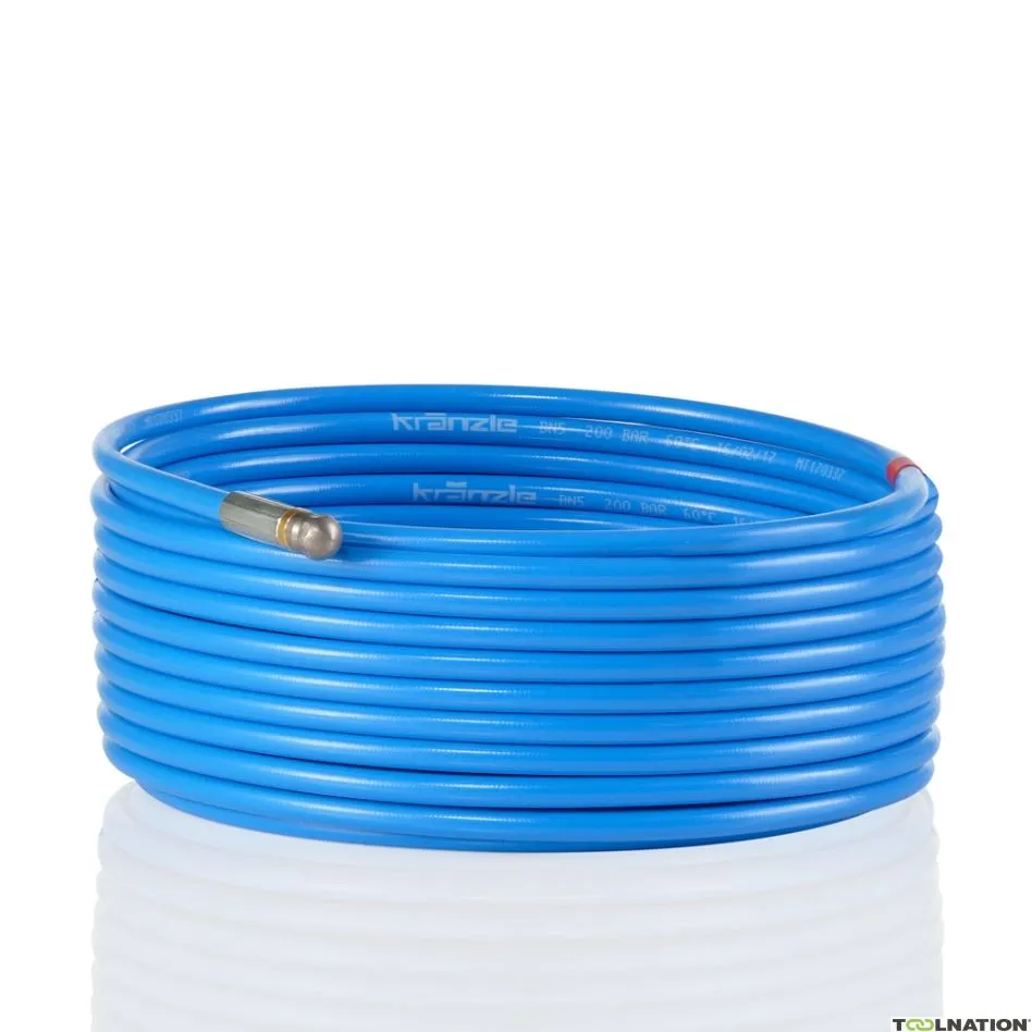 Kränzle Accessori 12550.2 Tubo per fognatura 20 m con ugello e attacco rapido D12